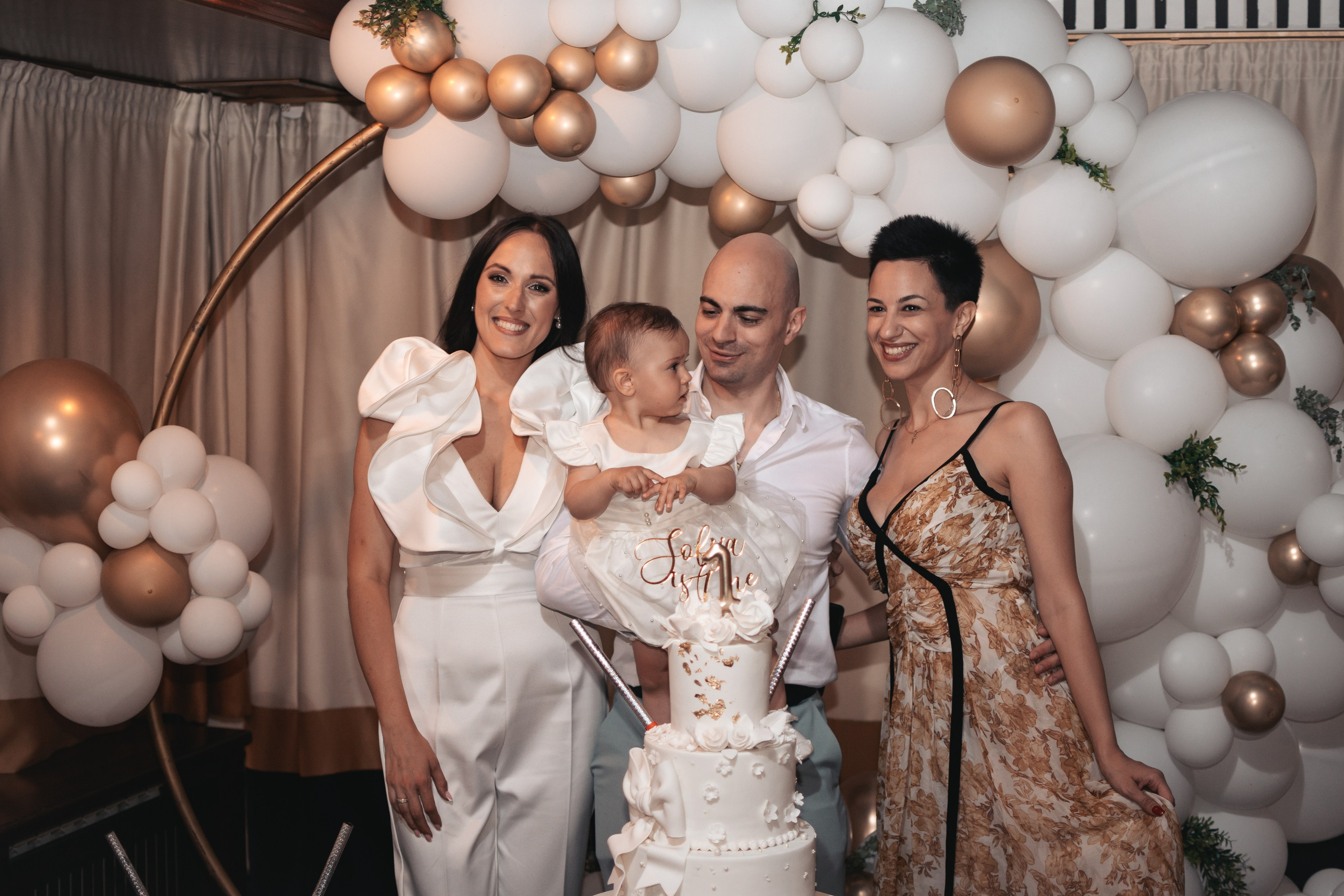 Sofija, krštenje i rođendan. BambinaaPhotography