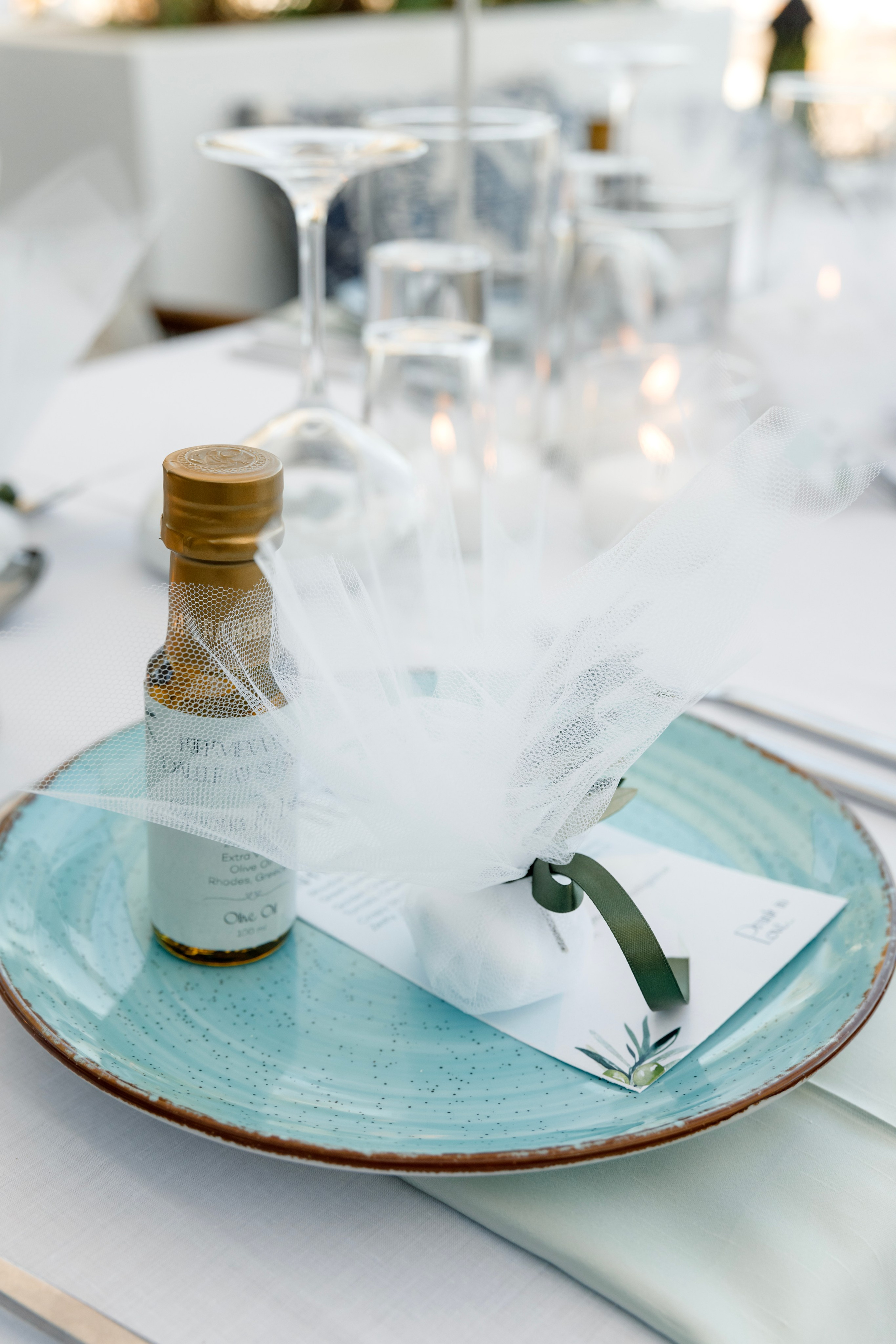 Table decoration in a Restaurant Naya, Faliraki Rhodes Greece