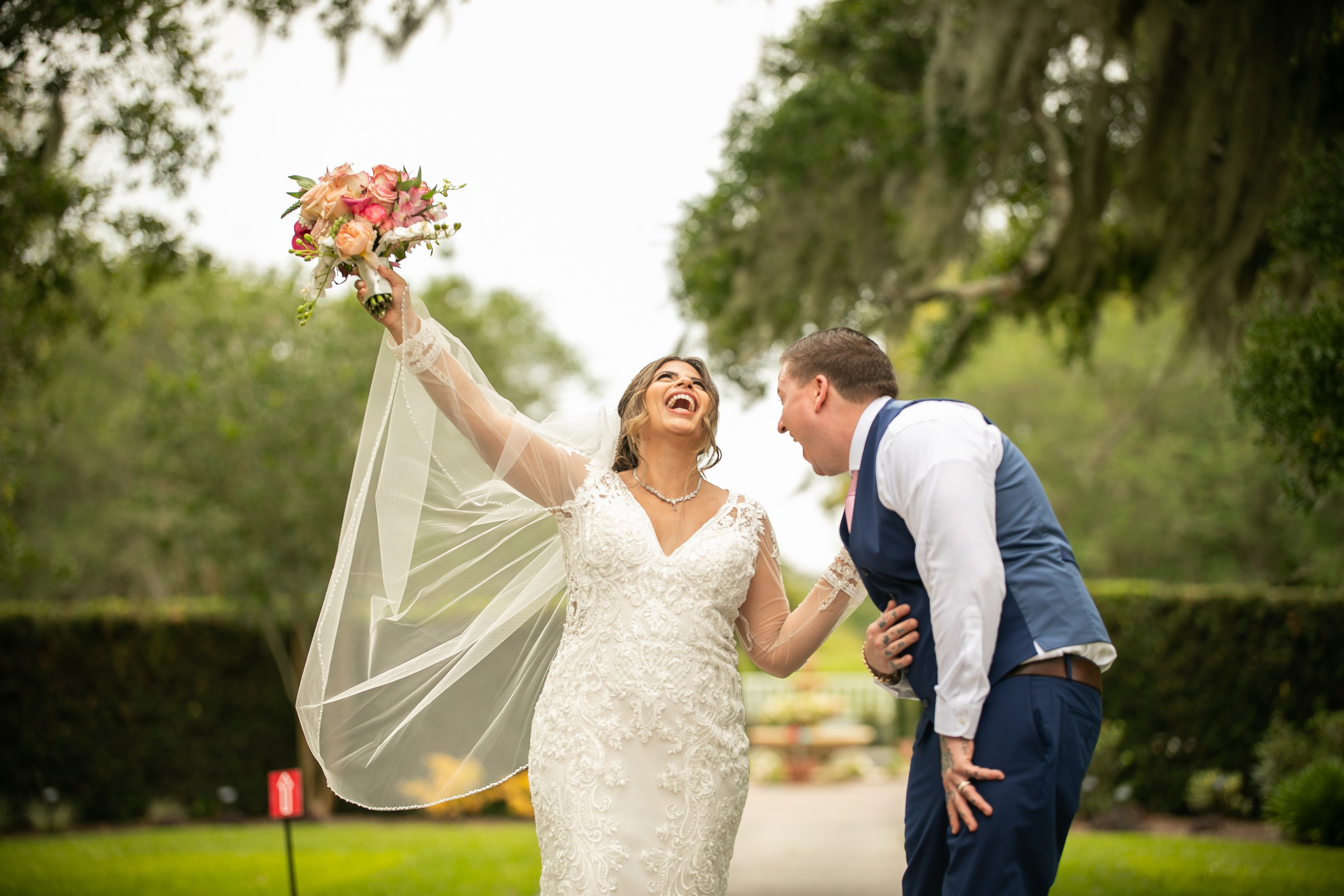 Wedding in The Lue Gardens intimate wedding photography. Lana Photography — Wedding & Family Photographer in Florida & Beyond