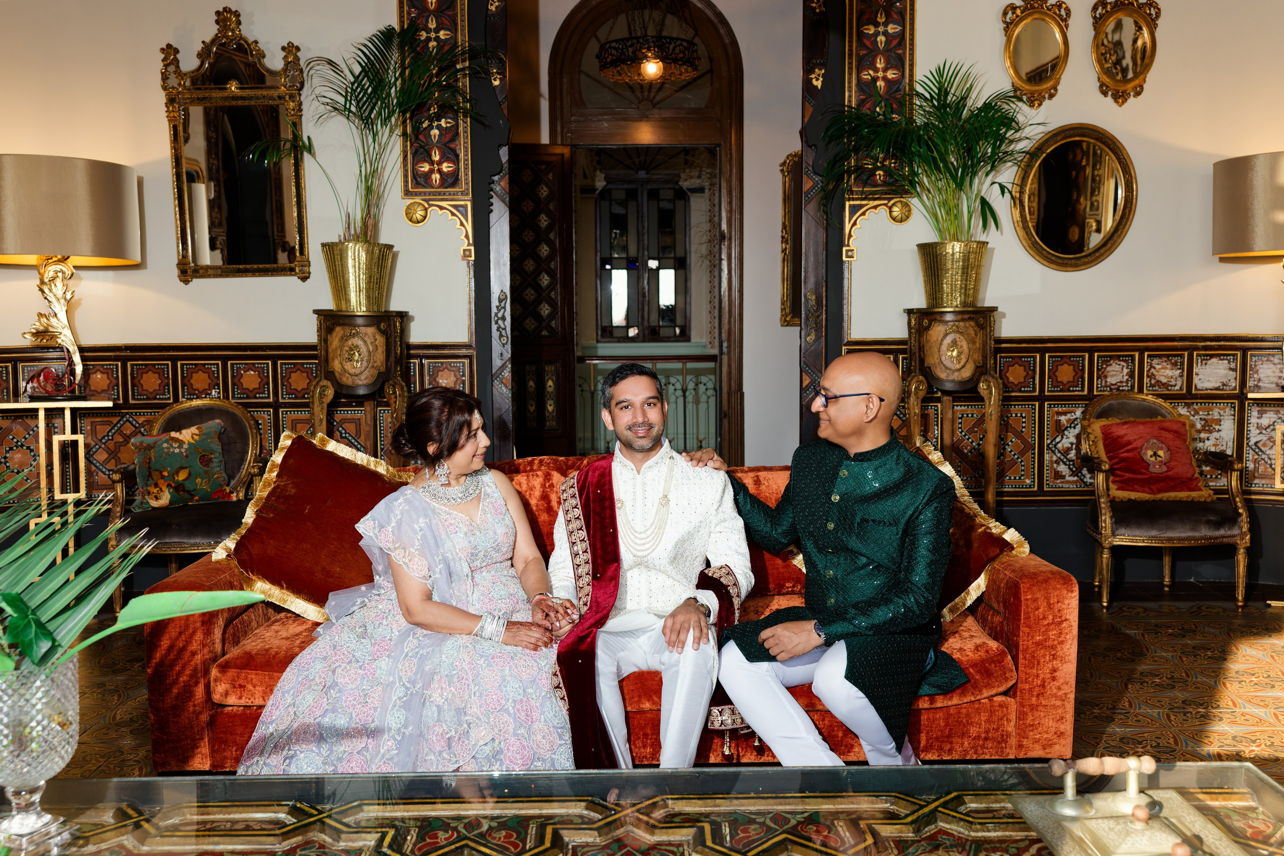 Indian wedding at Gran Villa Rosa, Barcelona