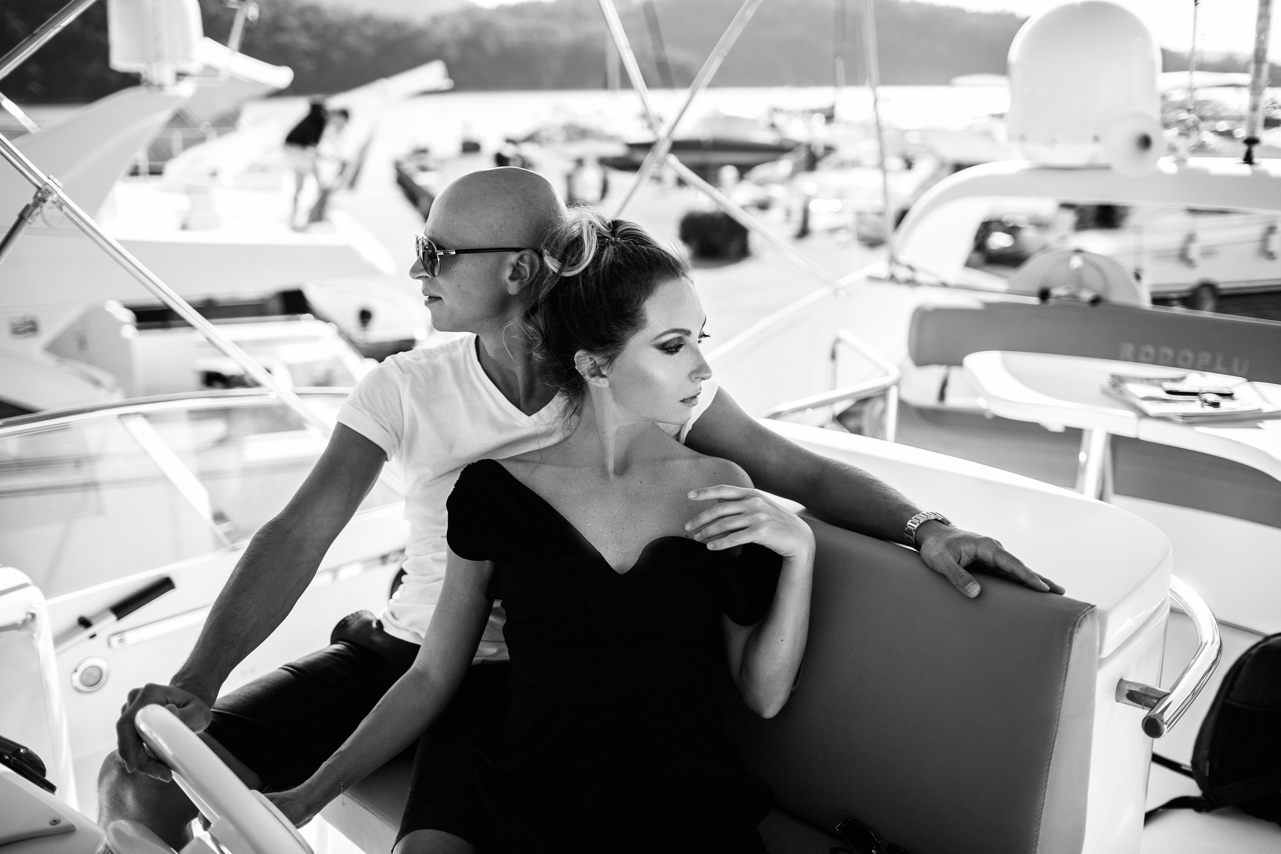 Love-story yacht photo session. Julia Ganch I Fashion Wedding Photography I Cappadocia Turkey
