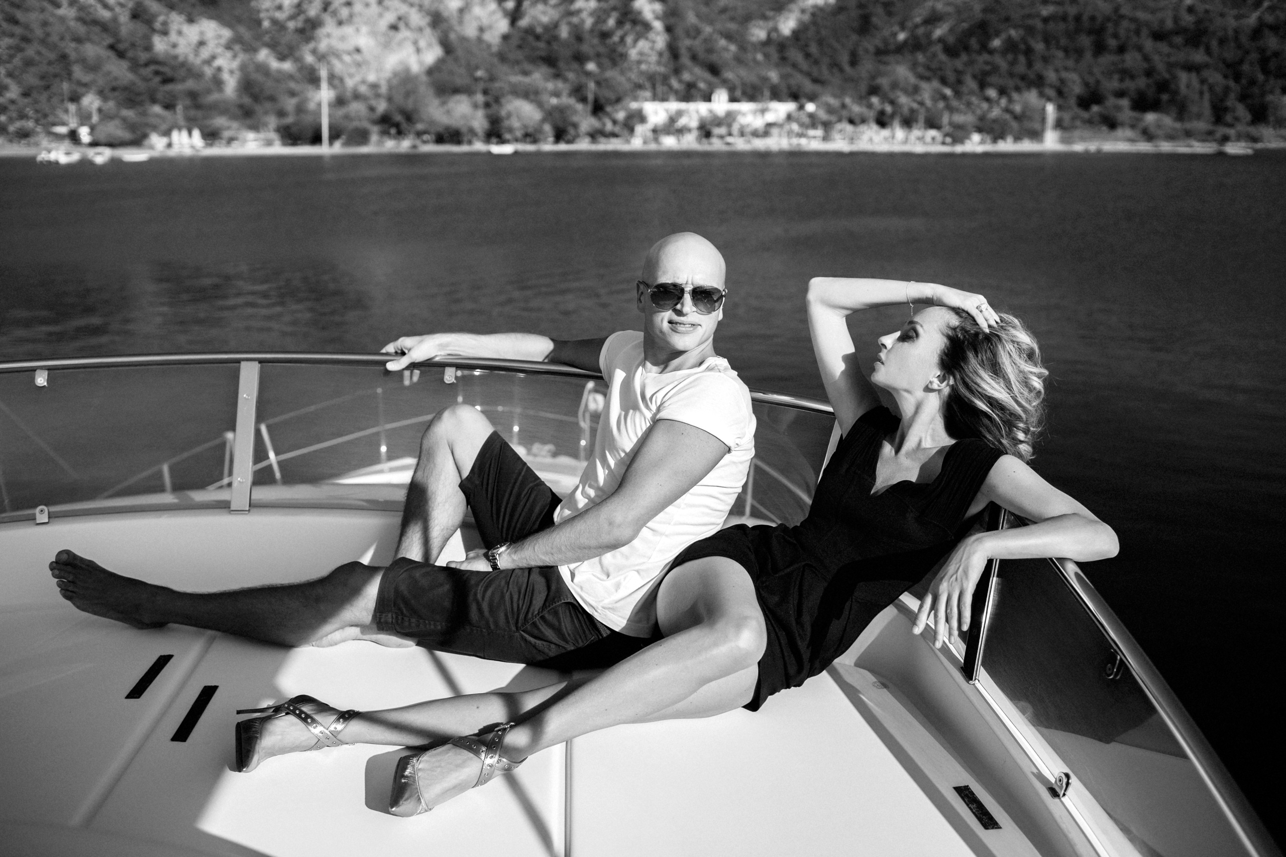 Love-story yacht photo session. Julia Ganch I Fashion Wedding Photography I Cappadocia Turkey