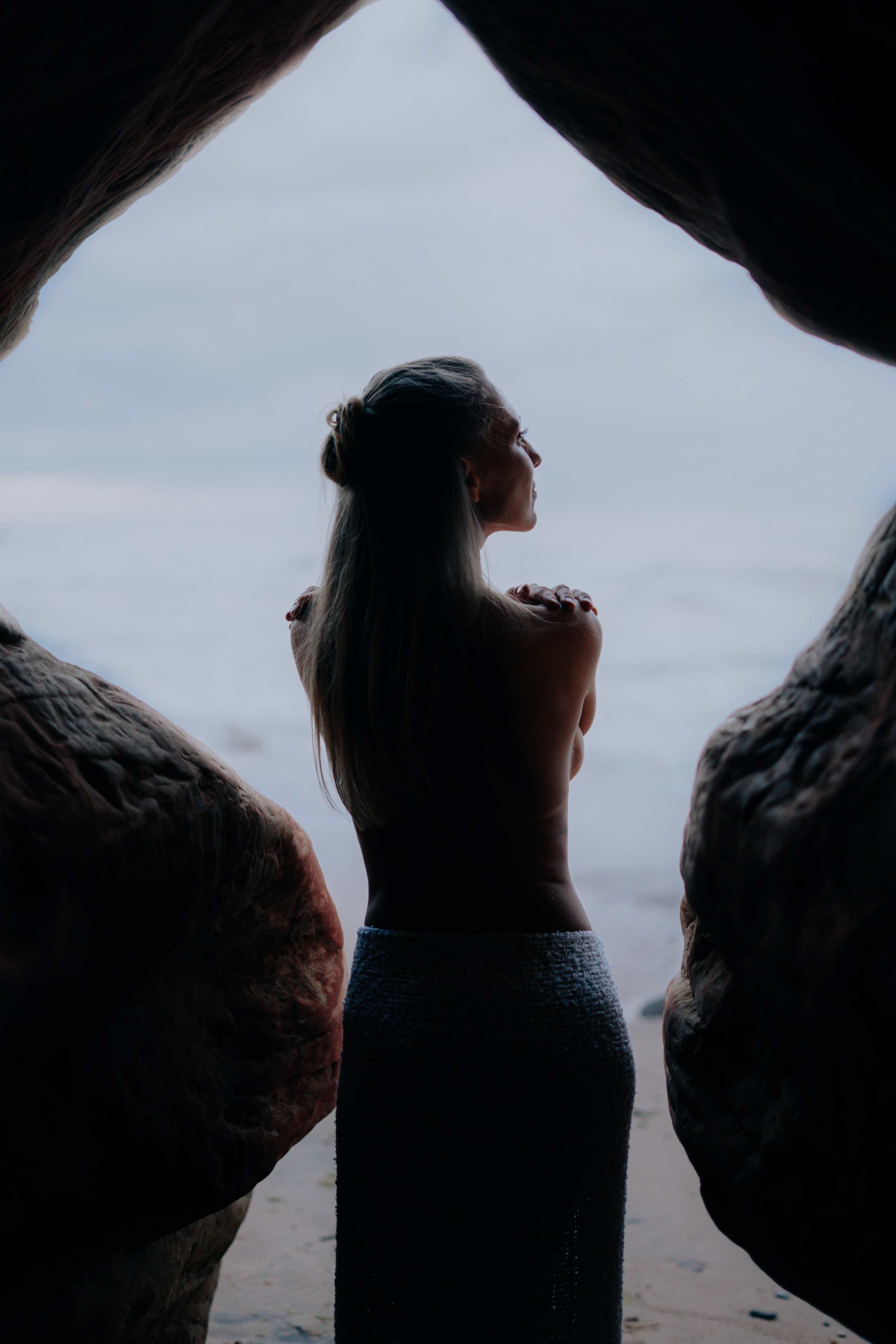Sea meets silence. Potrait Photography Arjunovision