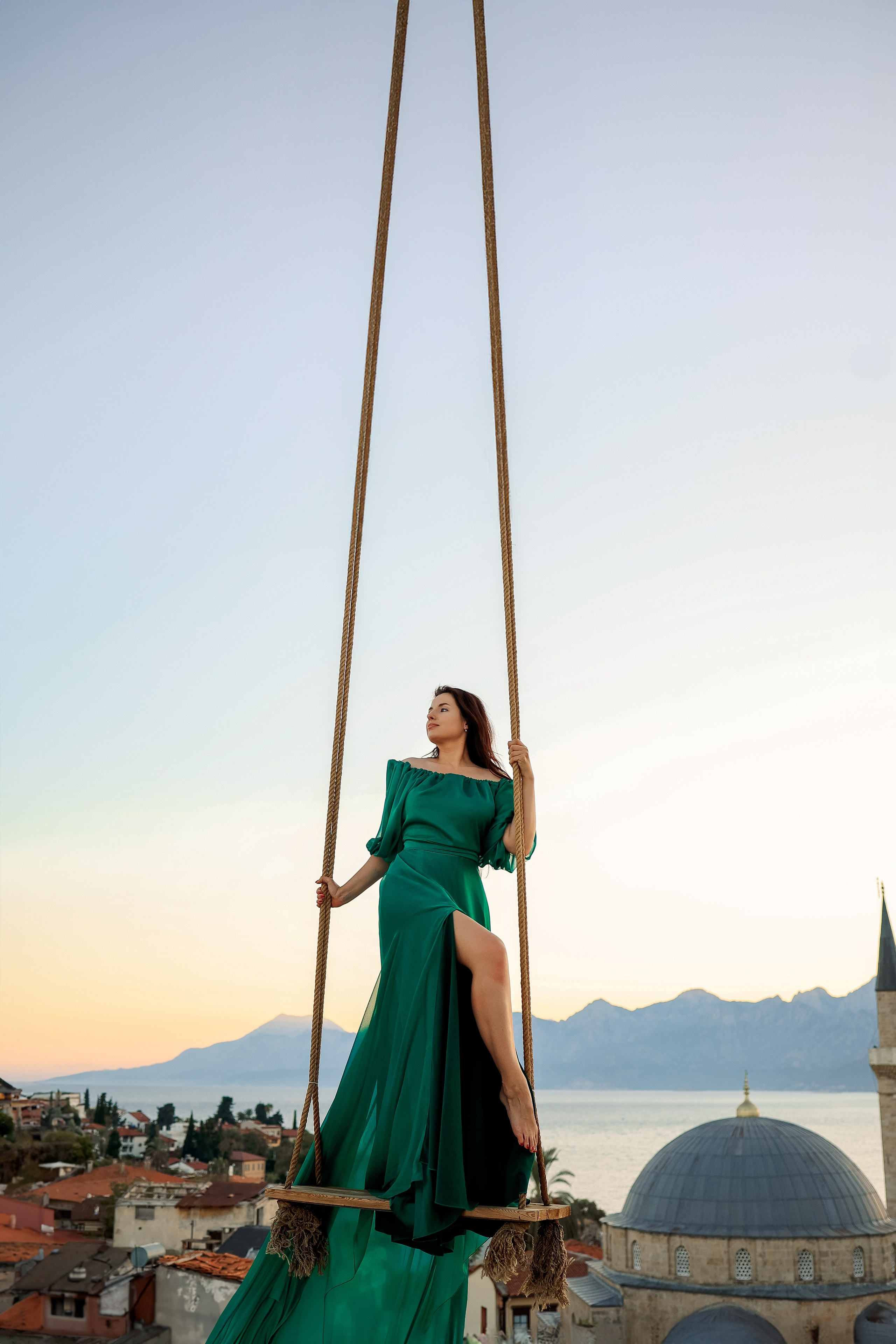 Flying dresses for rent. Photographer in Turkey, Antalya, Kemer, Belek, Side, Kas, Fethiye