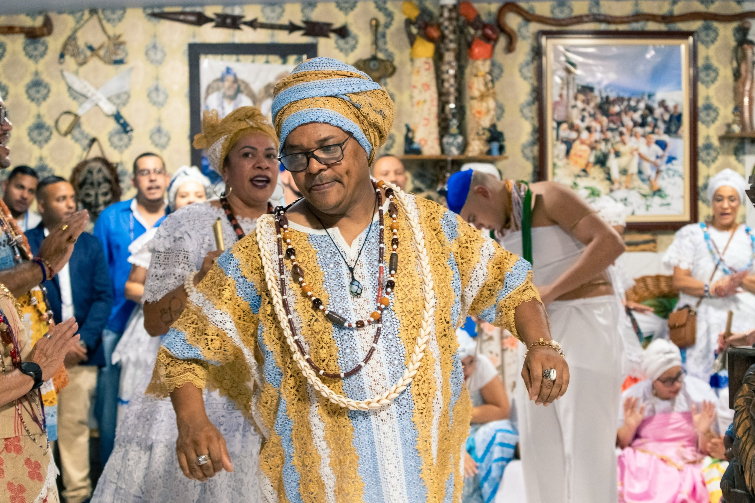 19/04/2025 — Iniciação Oloyê Pablo, Ajoyê Maria Júlia e Iyawo Arthur. Aladá Produções