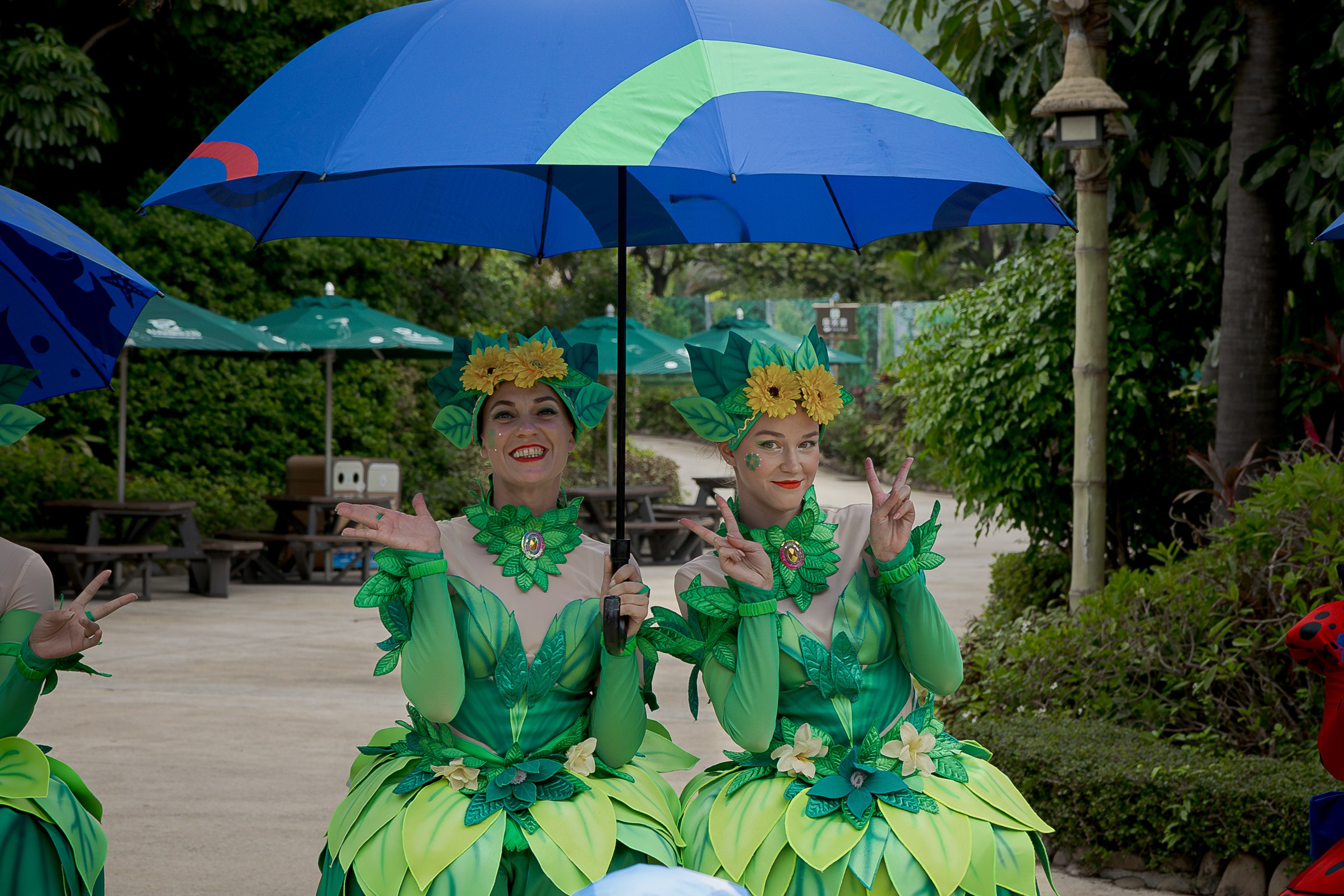 Dance team ocean kingdoom flowers