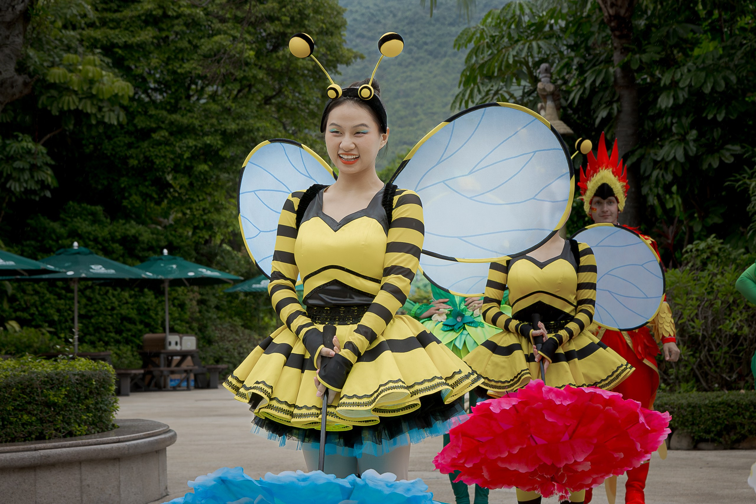 Dance team ocean kingdoom flowers