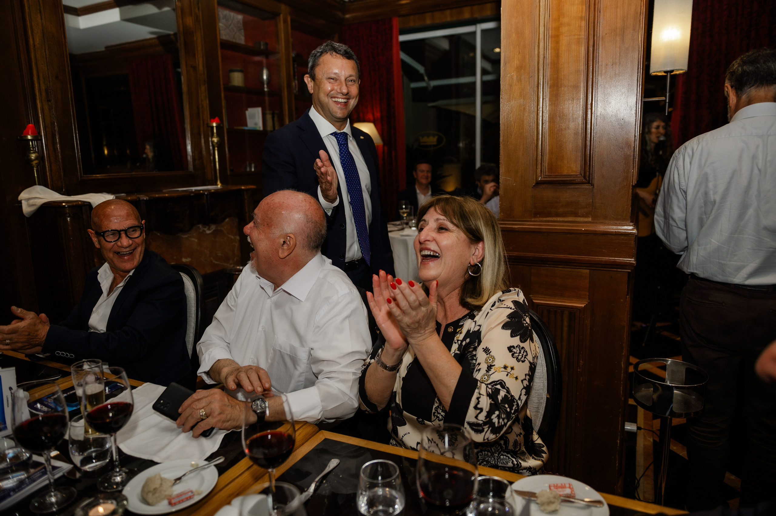 Corporate party at the restaurant — Pharma. Ваш фотограф в Лиссабоне — Анна Белова