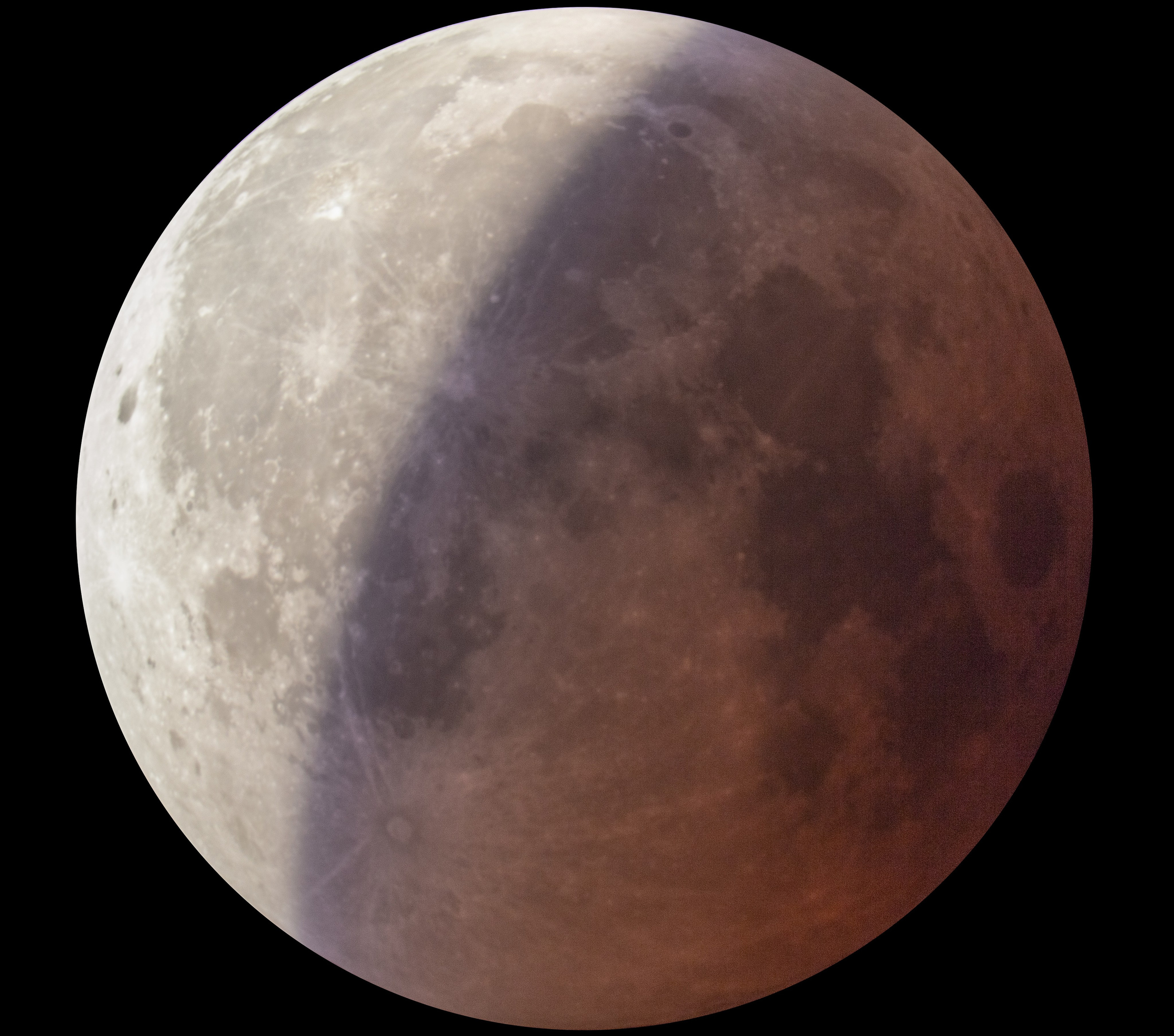 Qanlı Ay — Ay tutulması. Həvəskar Astronomlar Cəmiyyəti — Astronomy.az