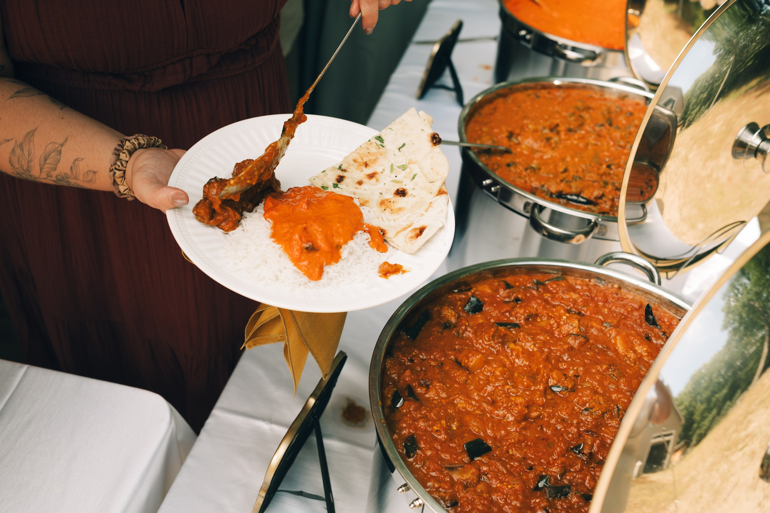 Two-Bride Multicultural Wedding in New Hampshire | Haldi & Nikah