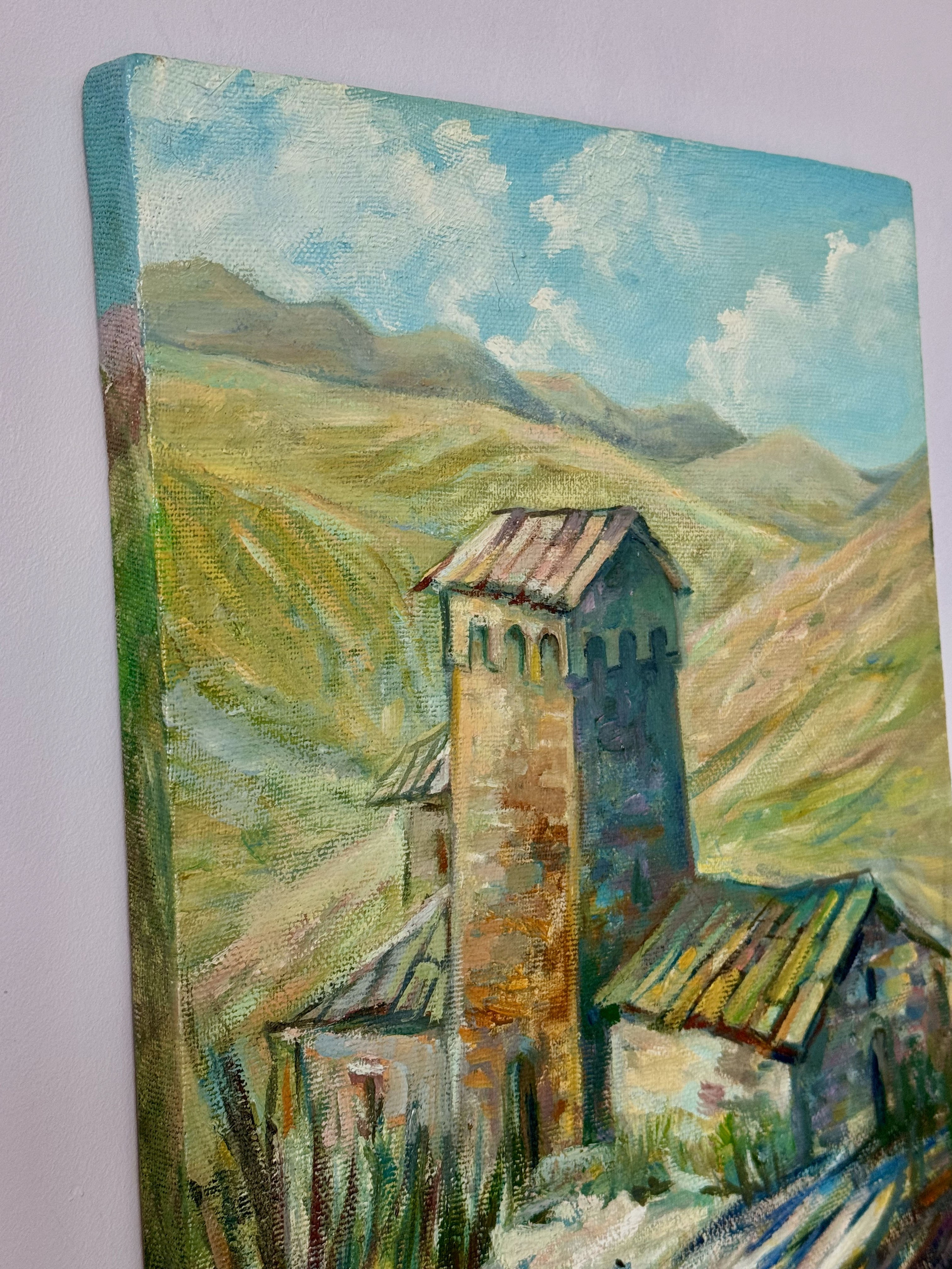 «Svan's dwelling». Художник живописец Савелова Ольга