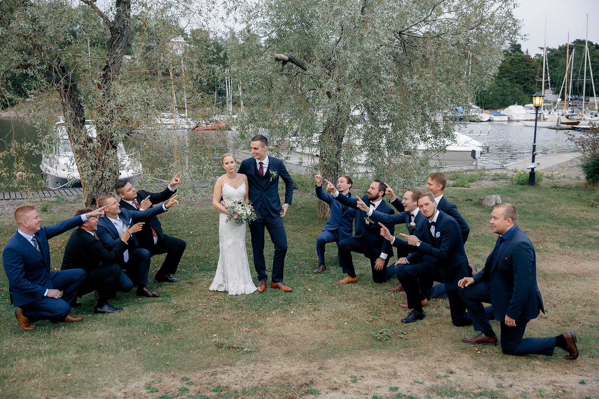 Riikan ja Laurin häät Kulosaaren kasinolla