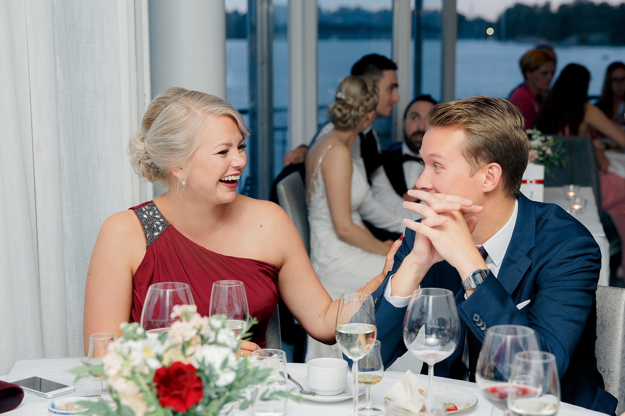 Riikan ja Laurin häät Kulosaaren kasinolla