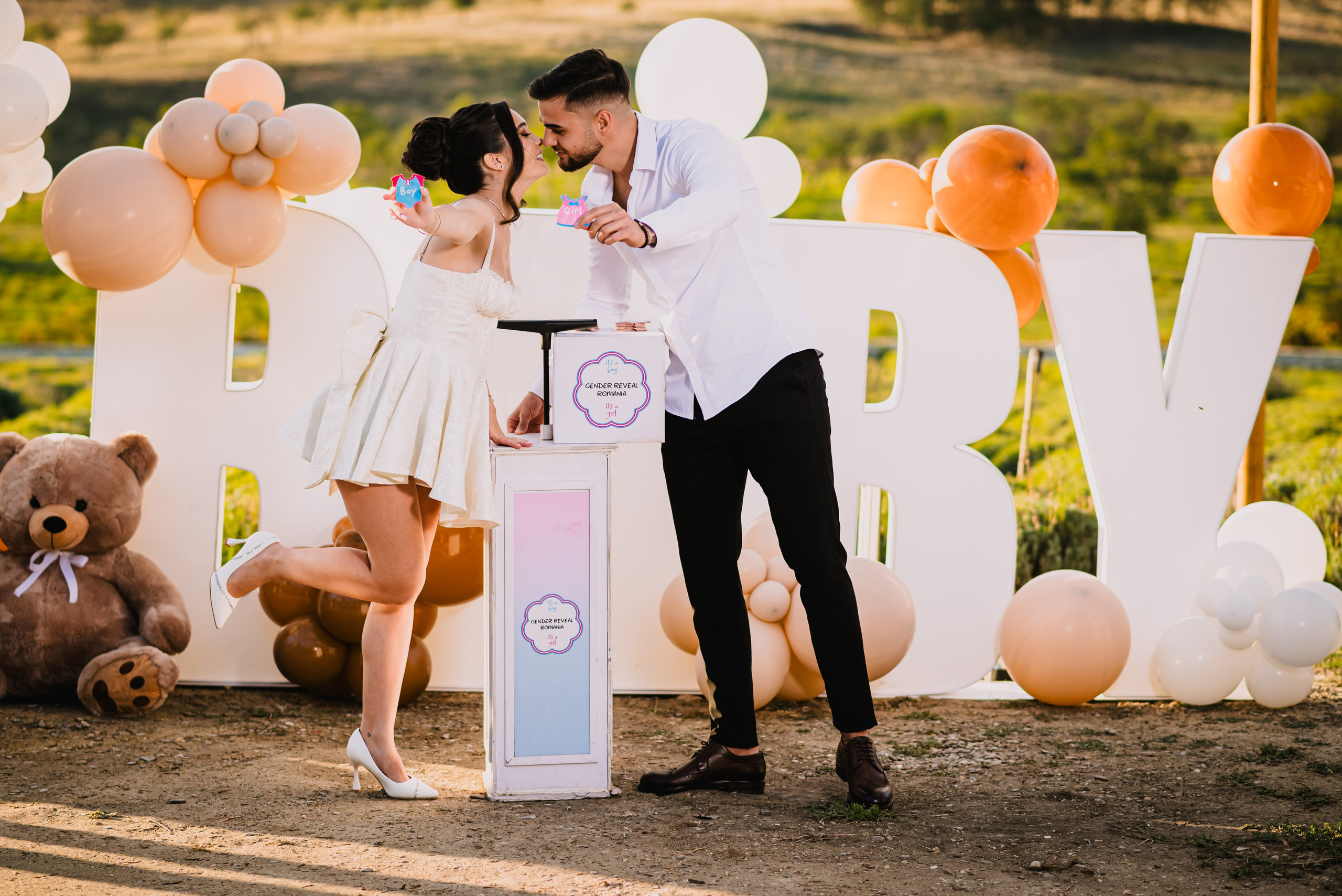 Gender reveal Alina & stefan. Giani Maftei