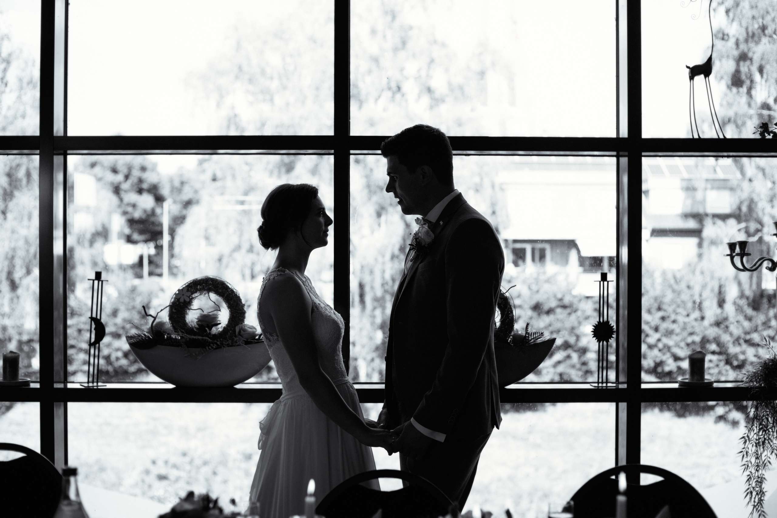 Hochzeitsfotos im Freien