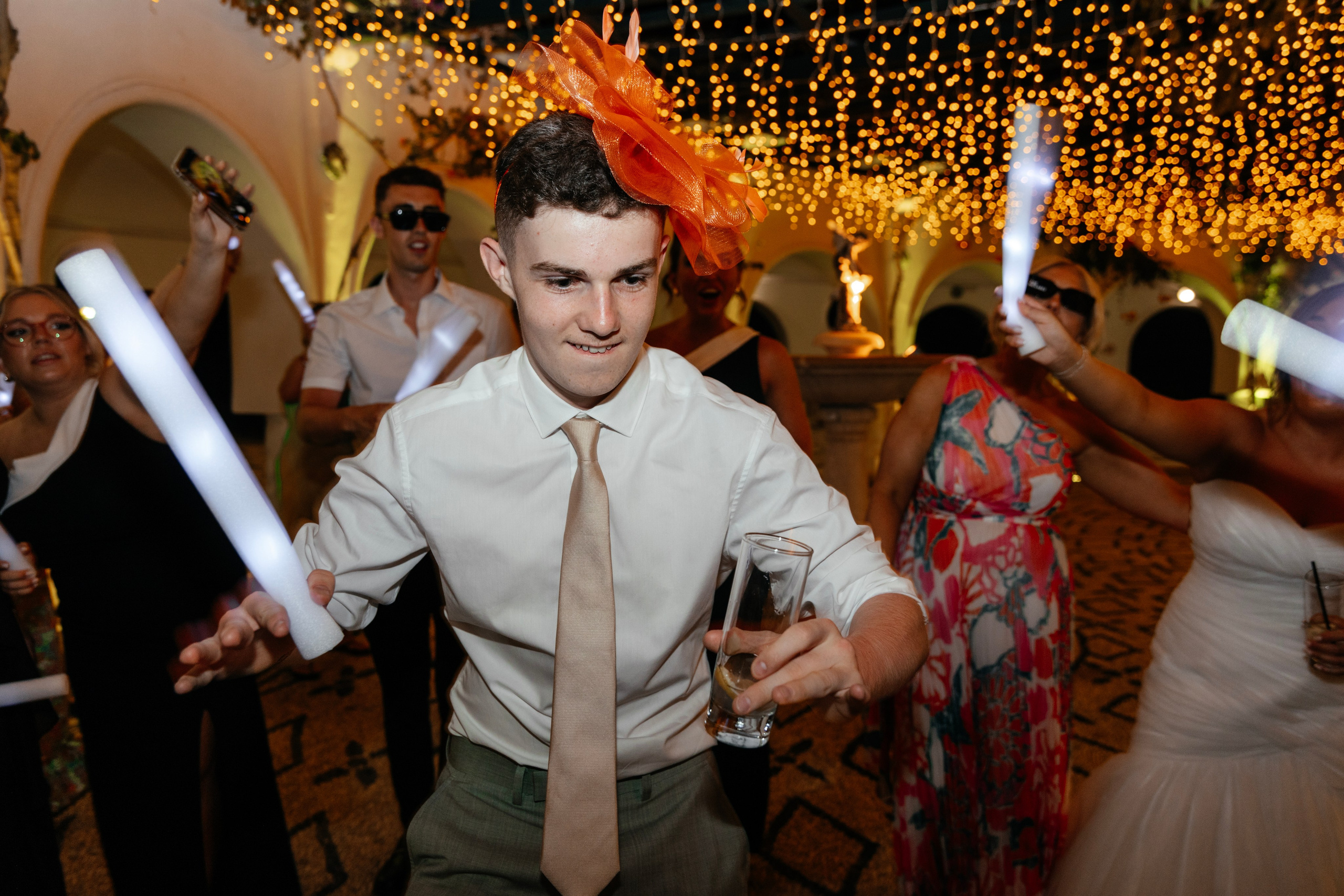 Wedding party, Rhodes, Greece