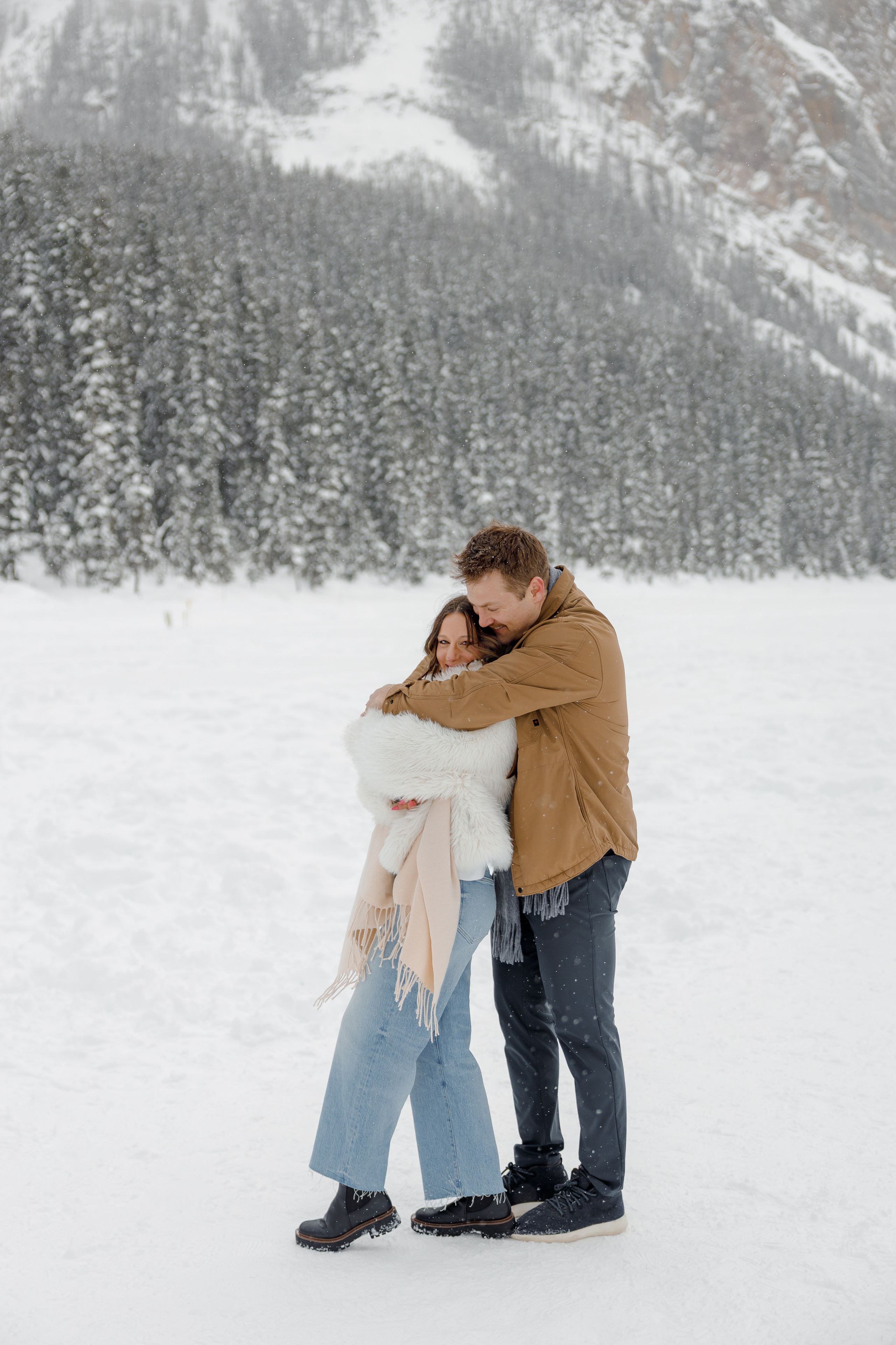 Lake Louise engagement session. Home