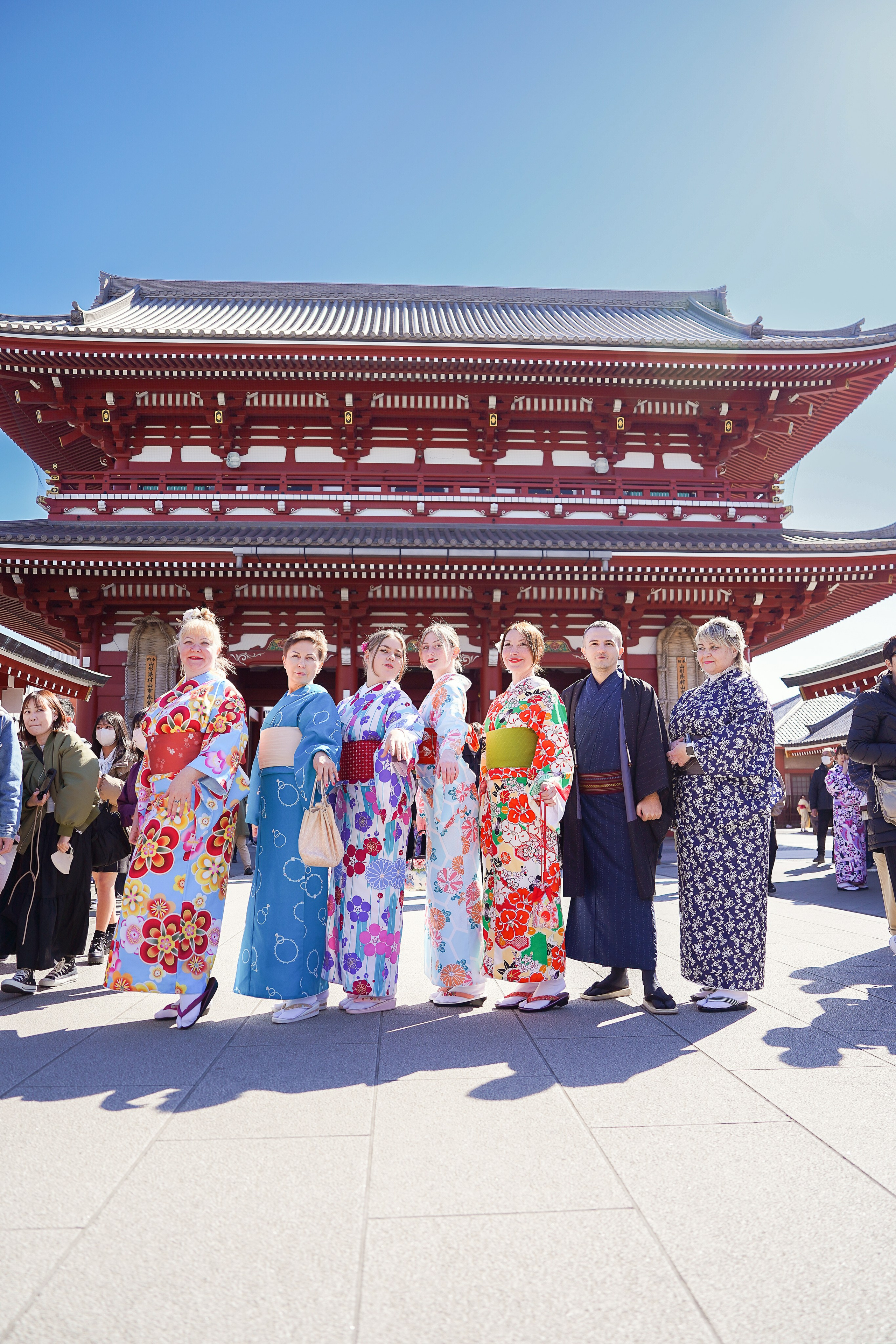 Tour Group Photoshoot. Фотограф в Токио Япония