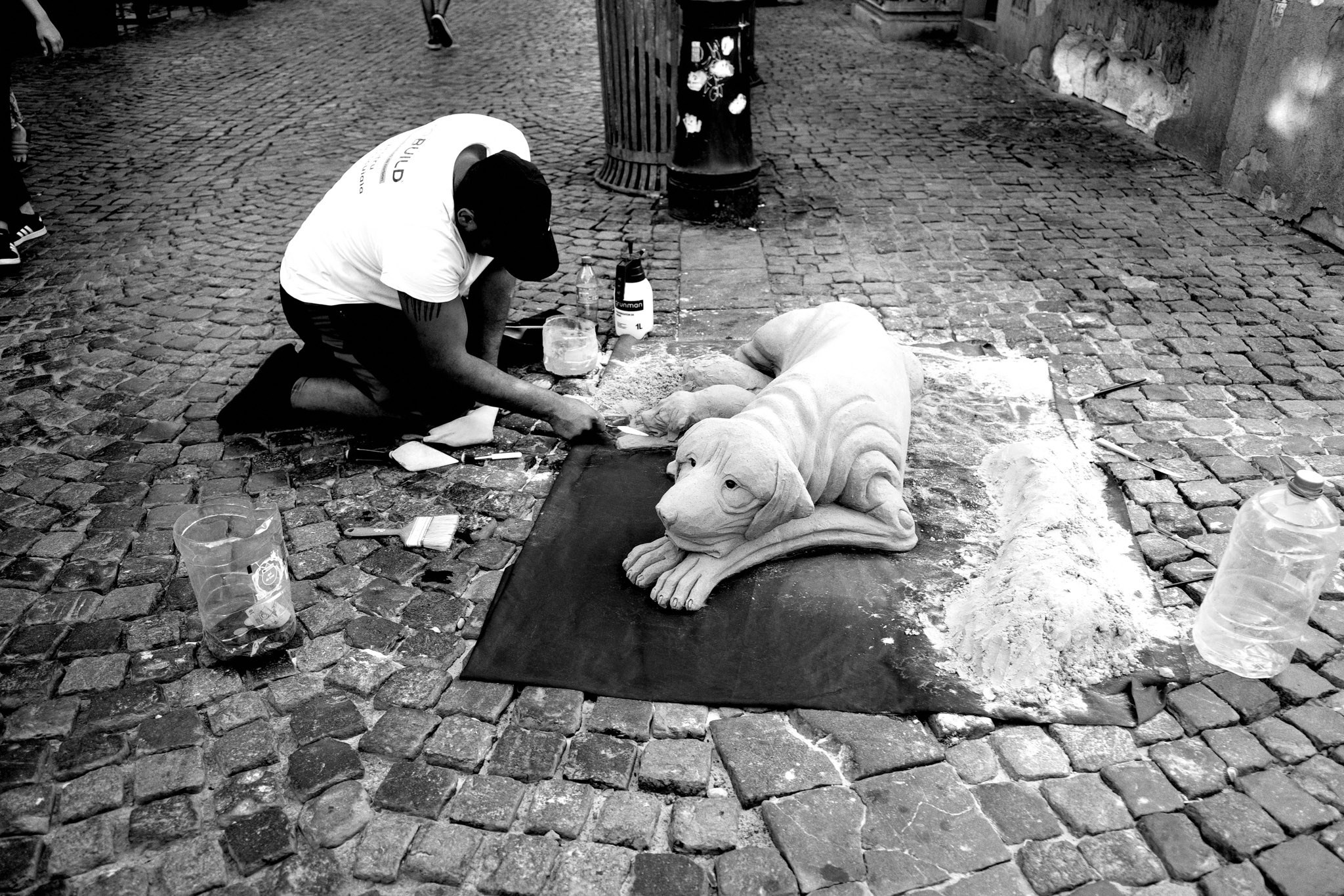 B&W Street. Humanistic street photographer in Bucharest