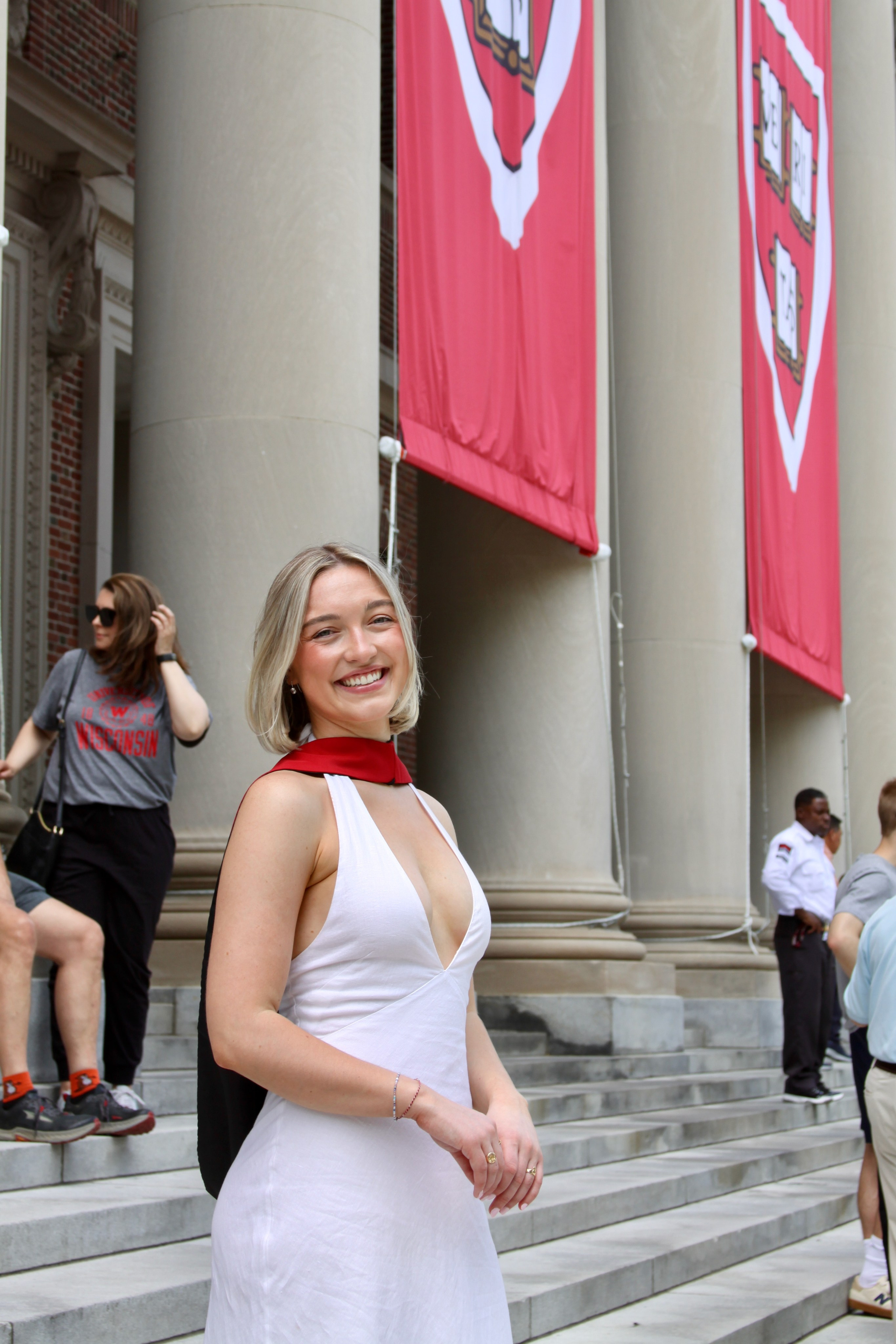 Masters graduation with Talia (group shoot). Kelly Sang, graduation and portrait photographer in Boston