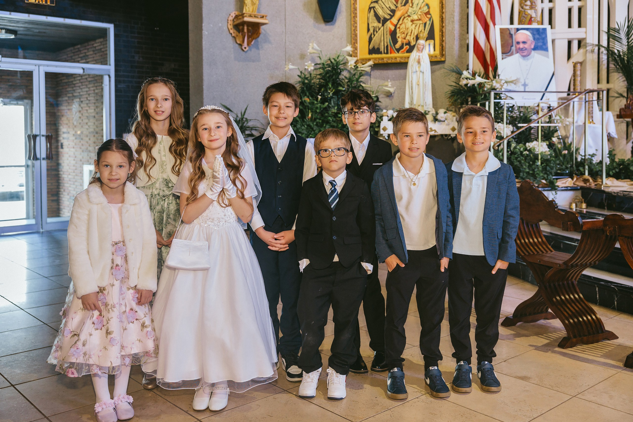 First Communion 05.03.2025. Wedding family event photographer in Chicago Nick Yushevich