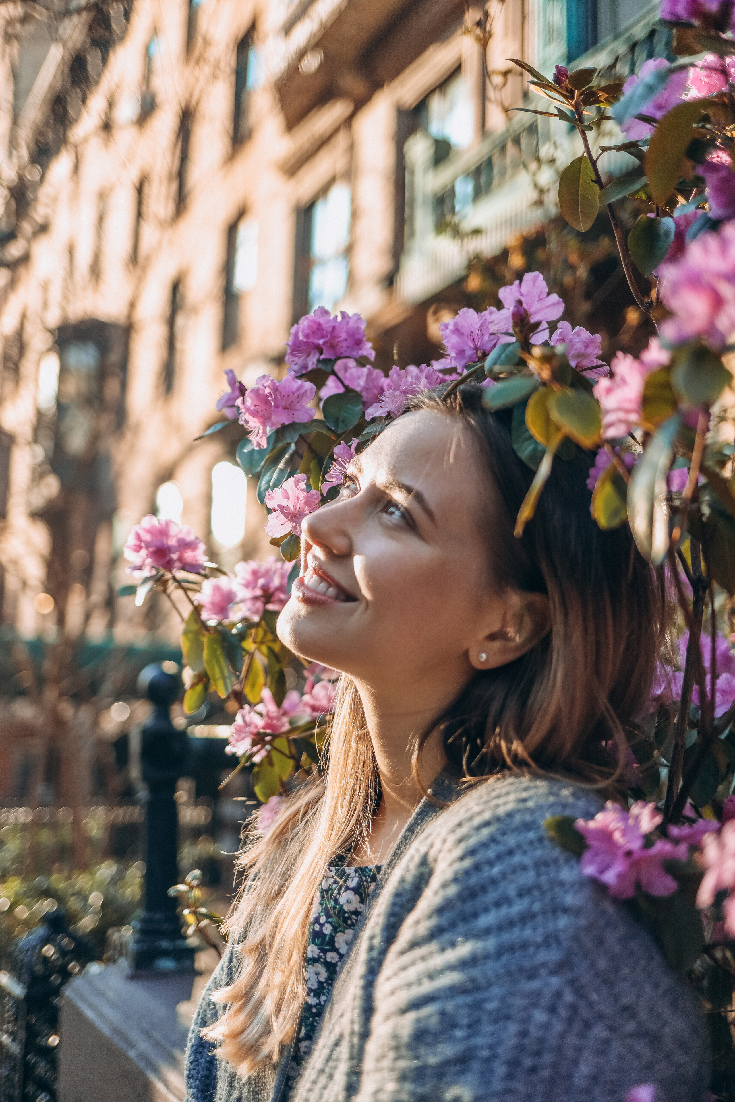 Anna | Sunset in Brooklyn Heights. Sasha Amelie — Lifestyle Photographer NYC