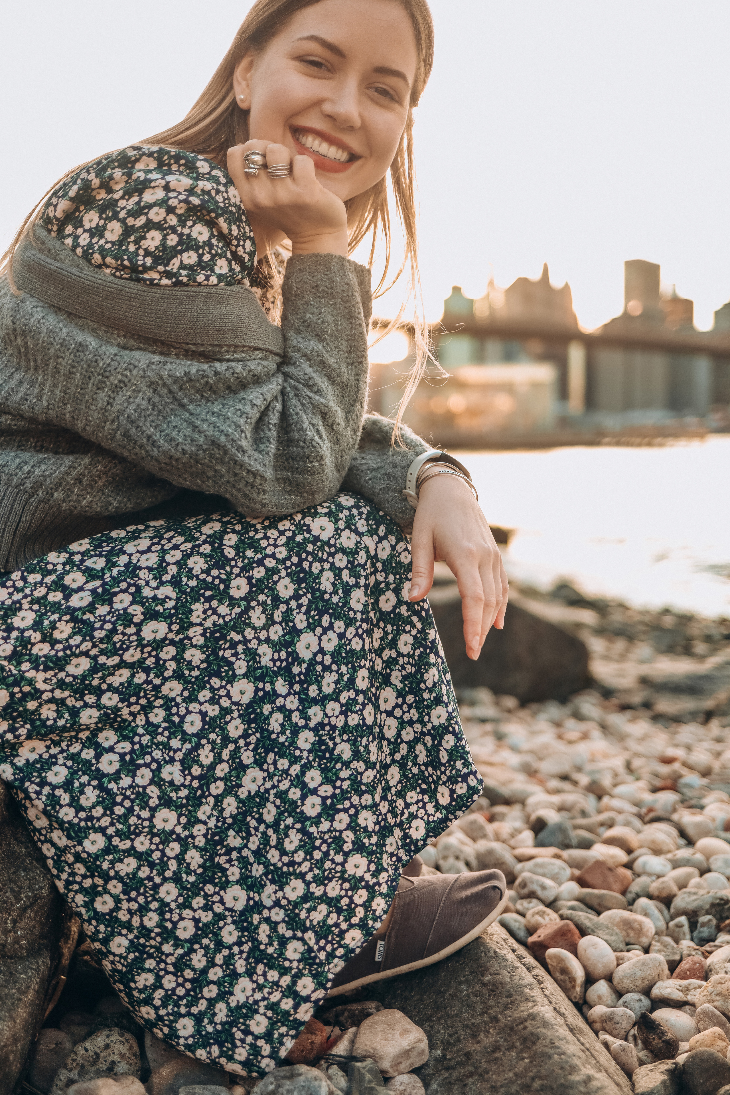 Anna | Sunset in Brooklyn Heights. Sasha Amelie — Lifestyle Photographer NYC
