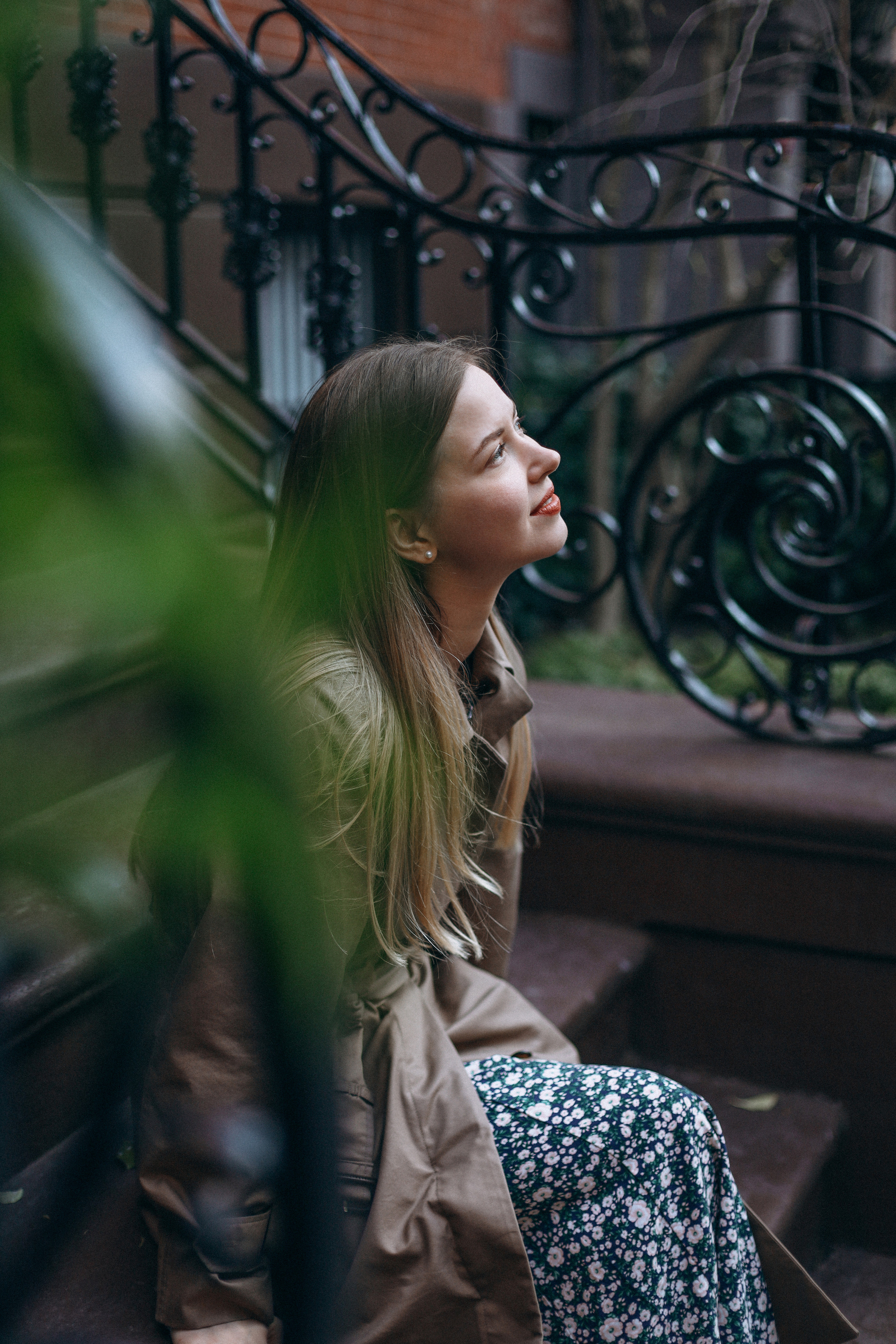 Anna | Sunset in Brooklyn Heights. Sasha Amelie — Lifestyle Photographer NYC