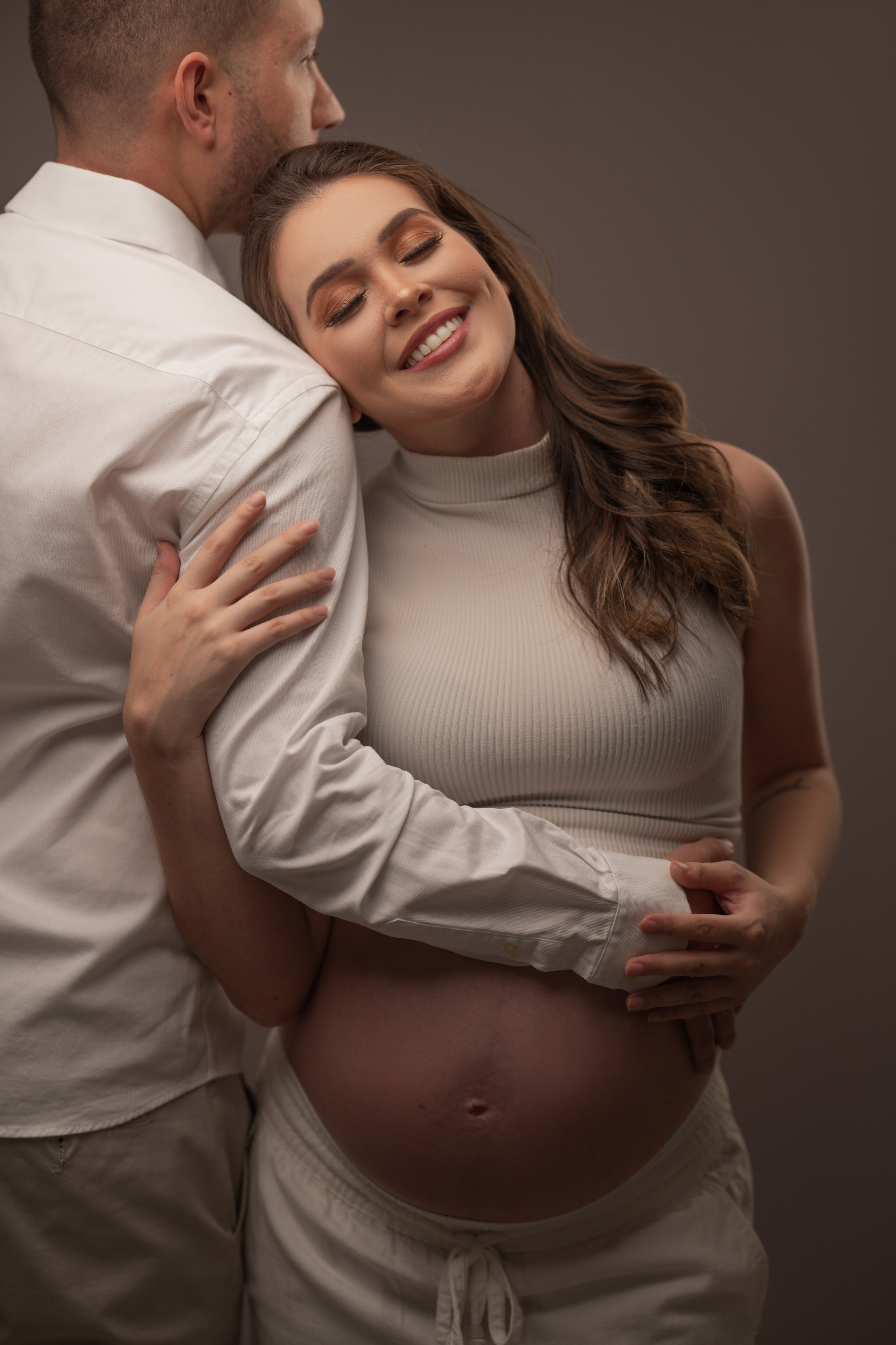 Caroline.Gestante.Estúdio. Fotógrafo de Casamento, grávida, Retrato, Corporativo