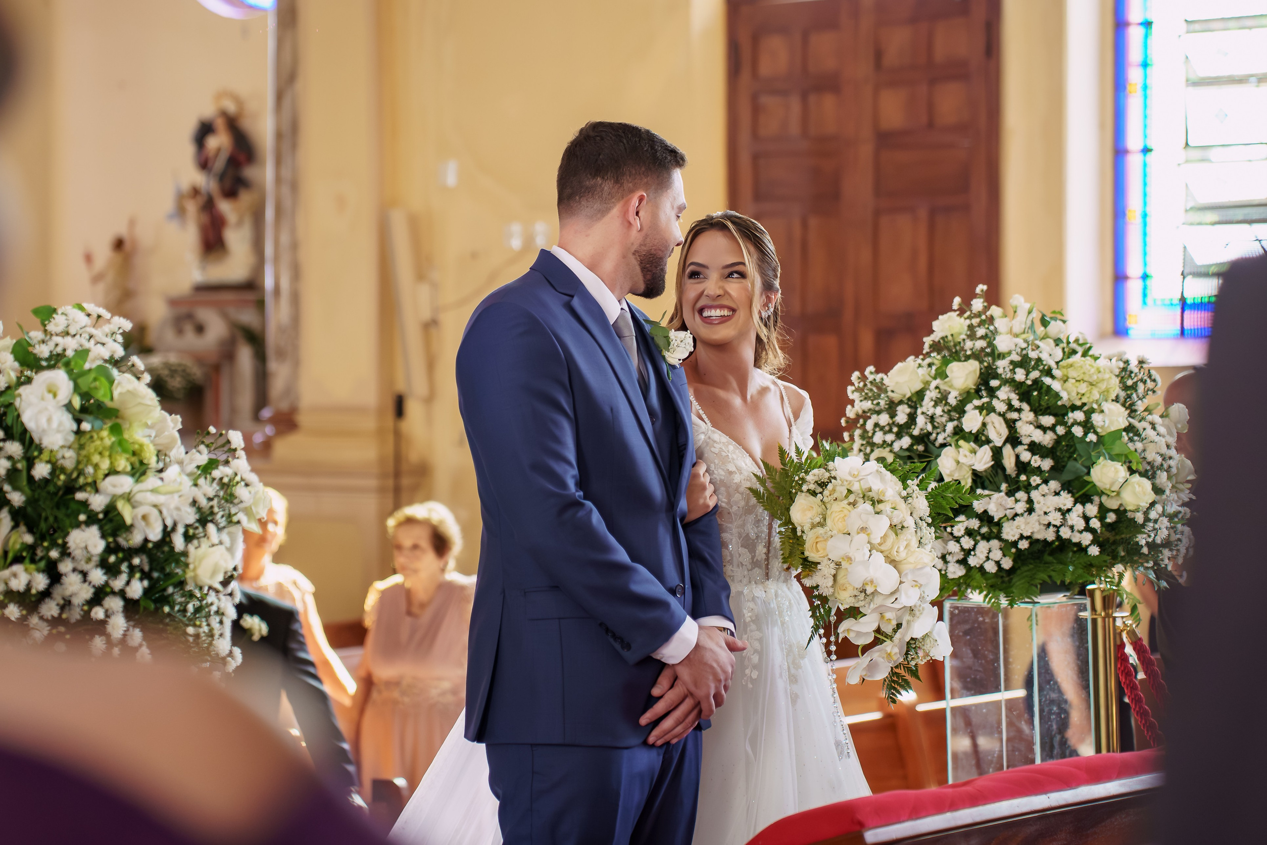 História de Aline & Gabriel. O Casal Dos Noivos