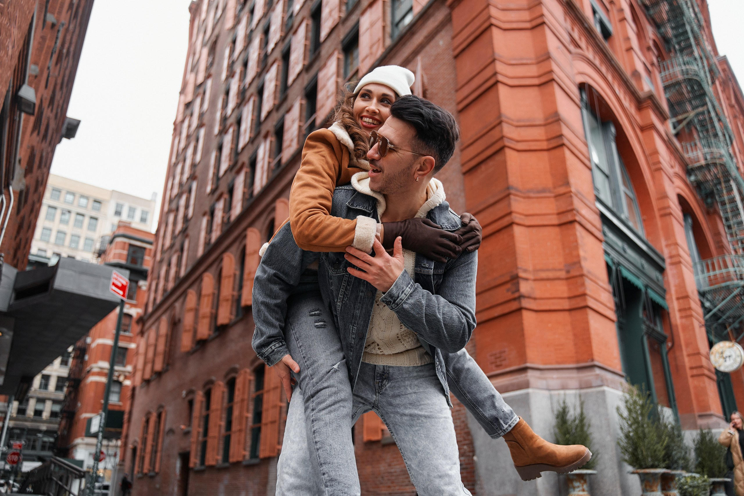 Engagement photo shoot NYC. Professional Wedding and event photographer USA New York