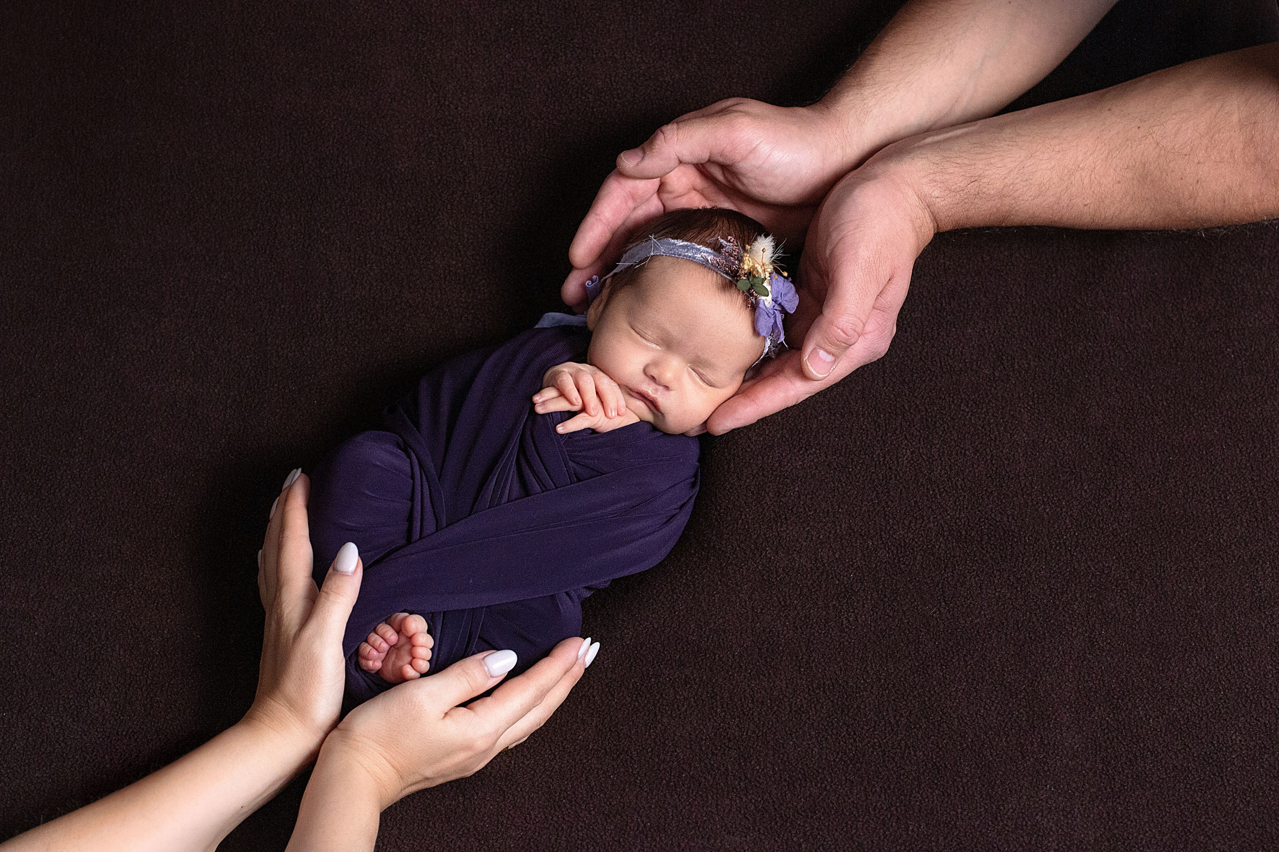 Newborn классическая. Детский и семейный фотограф в г. Бельцы
