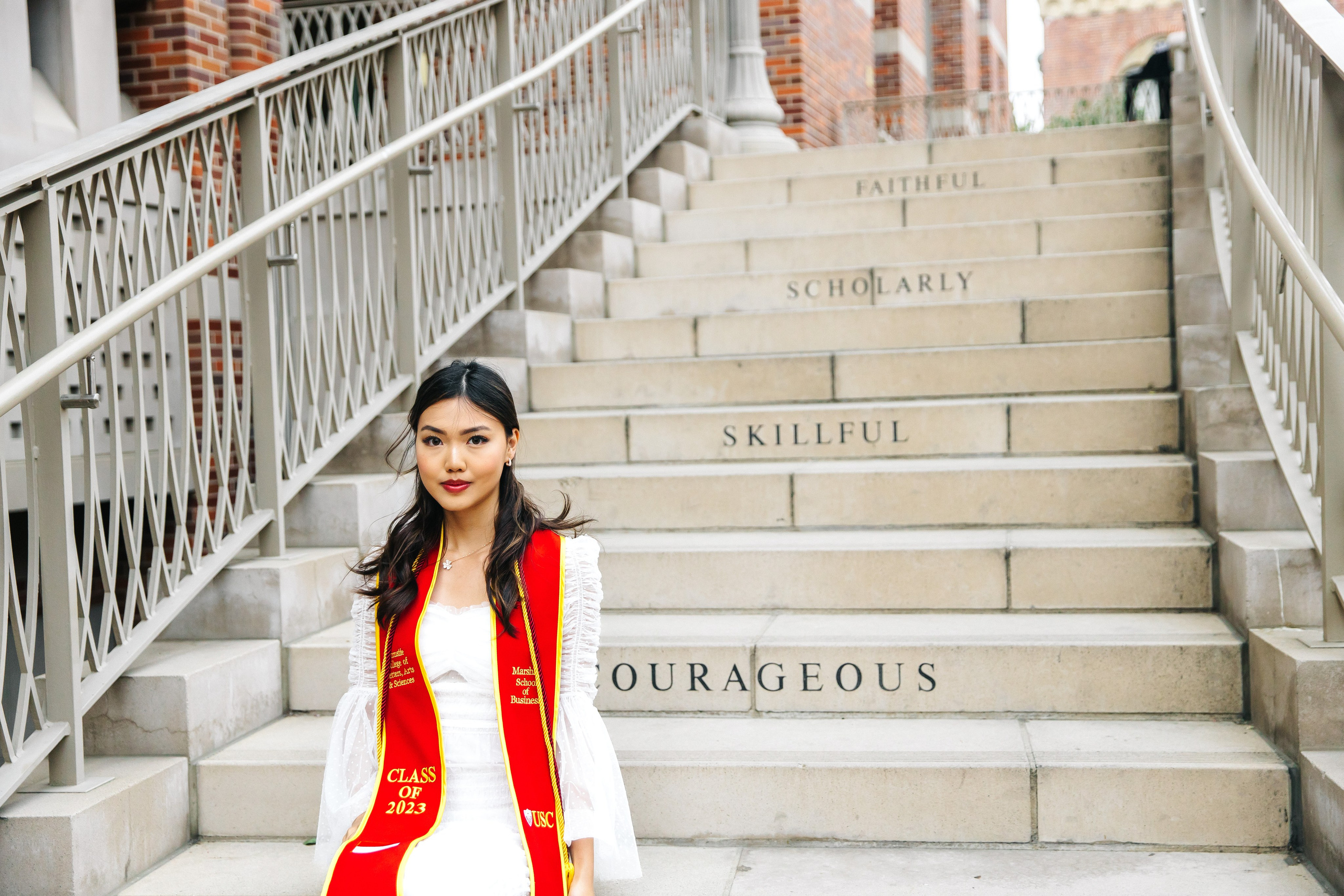 USC Graduation Photoshoot | Taya Frank. Southern California Family and Couple Photographer