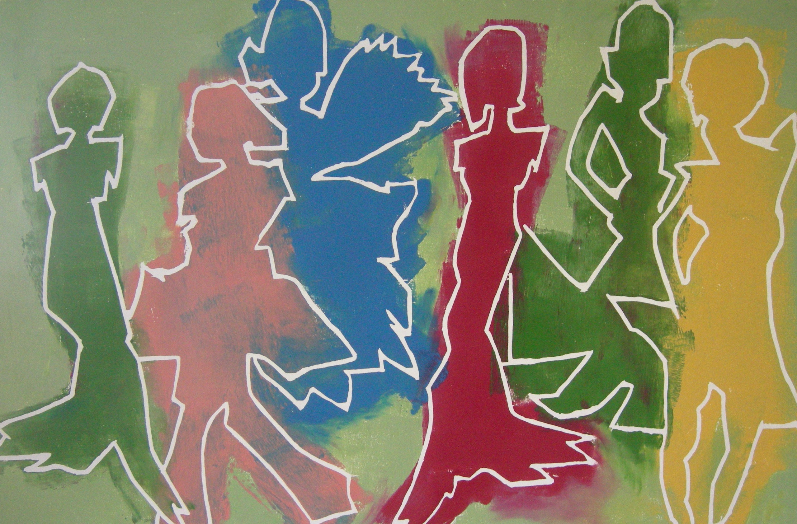 Unter uns 1, 2020 - 40x60 auf Papier 60x80