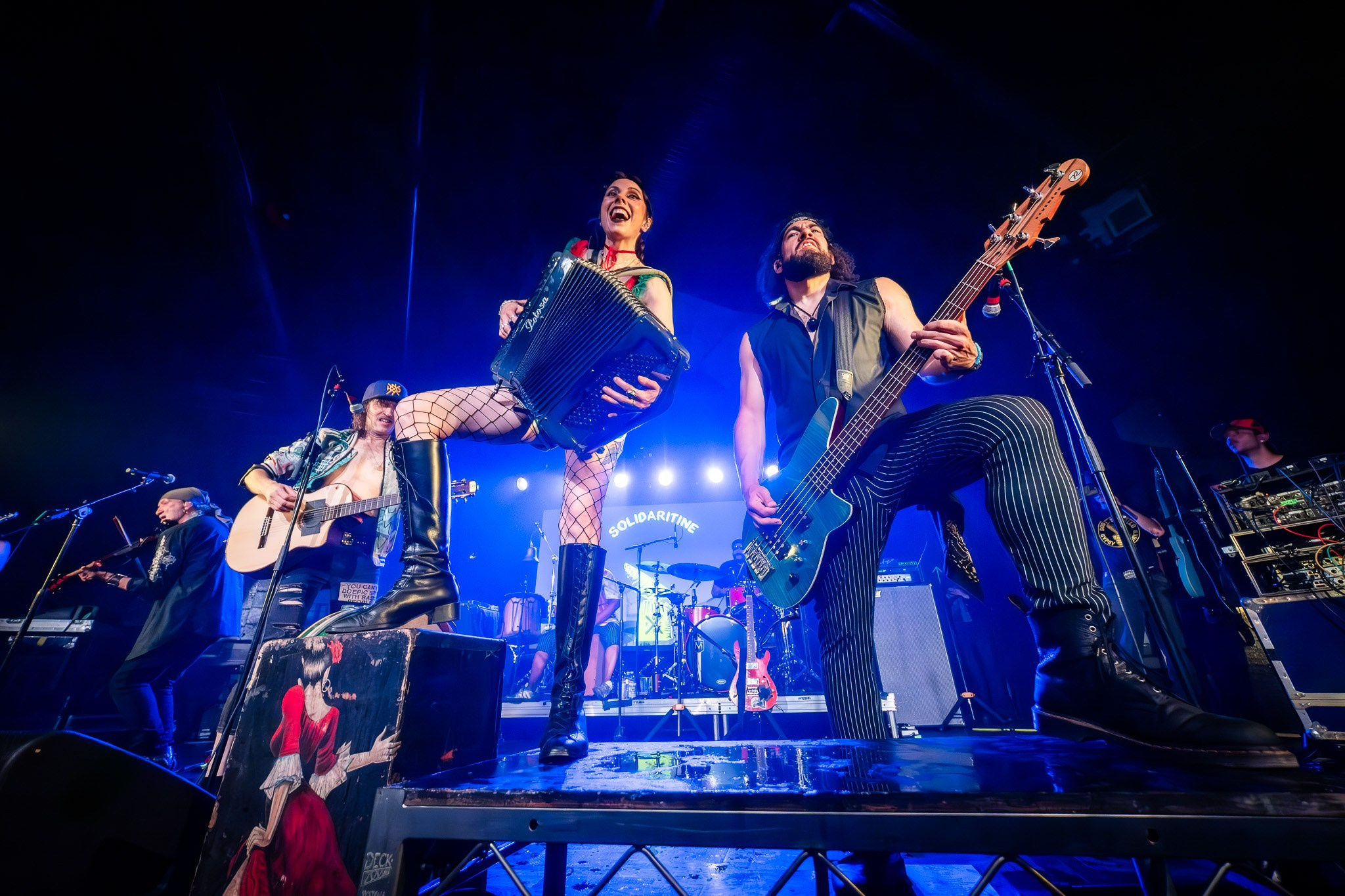 GOGOL BORDELLO / SACRAMENTO. Reportage concert portrait photography in the San Francisco Bay Area