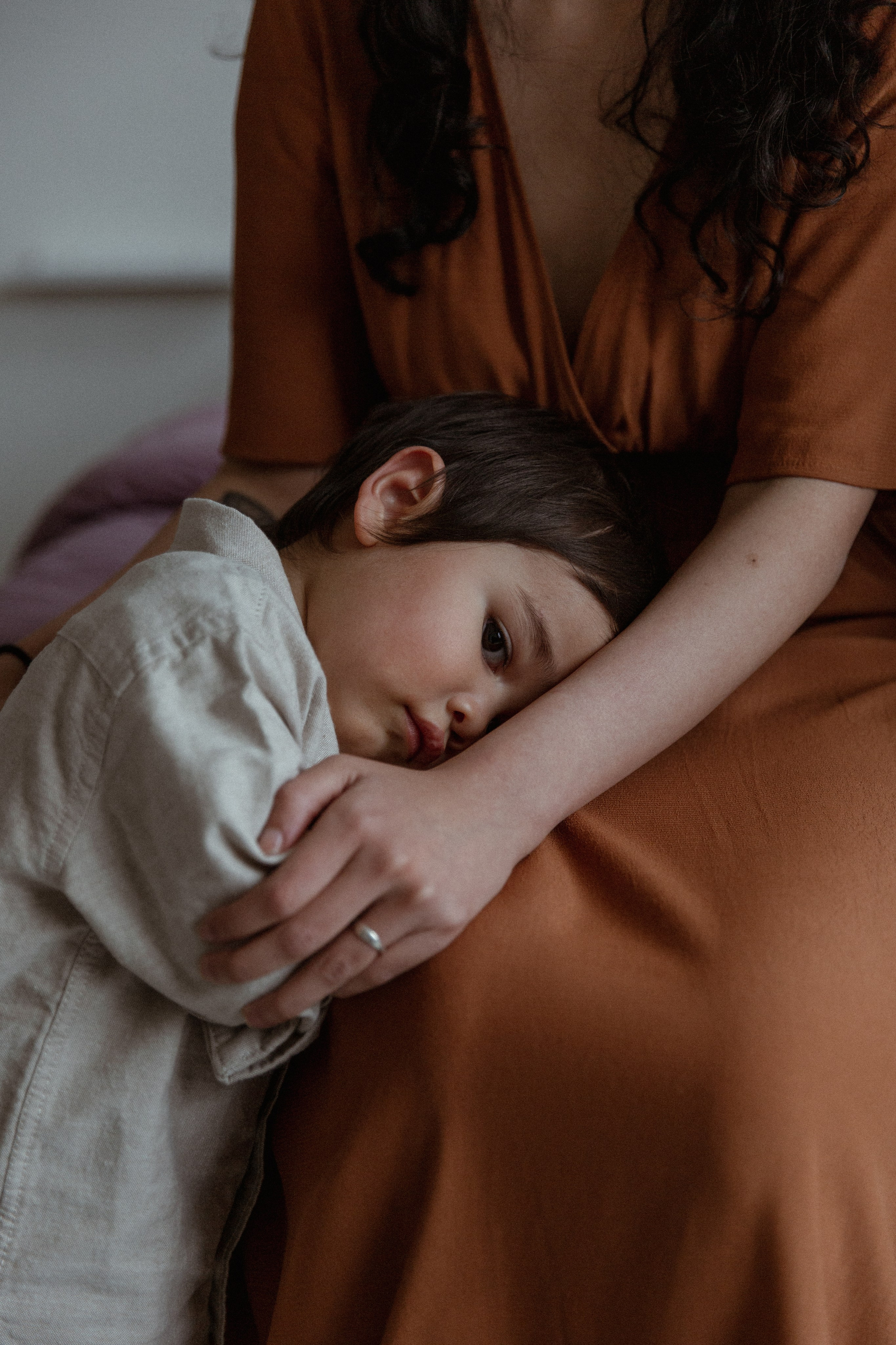 Family photosession at home. True self