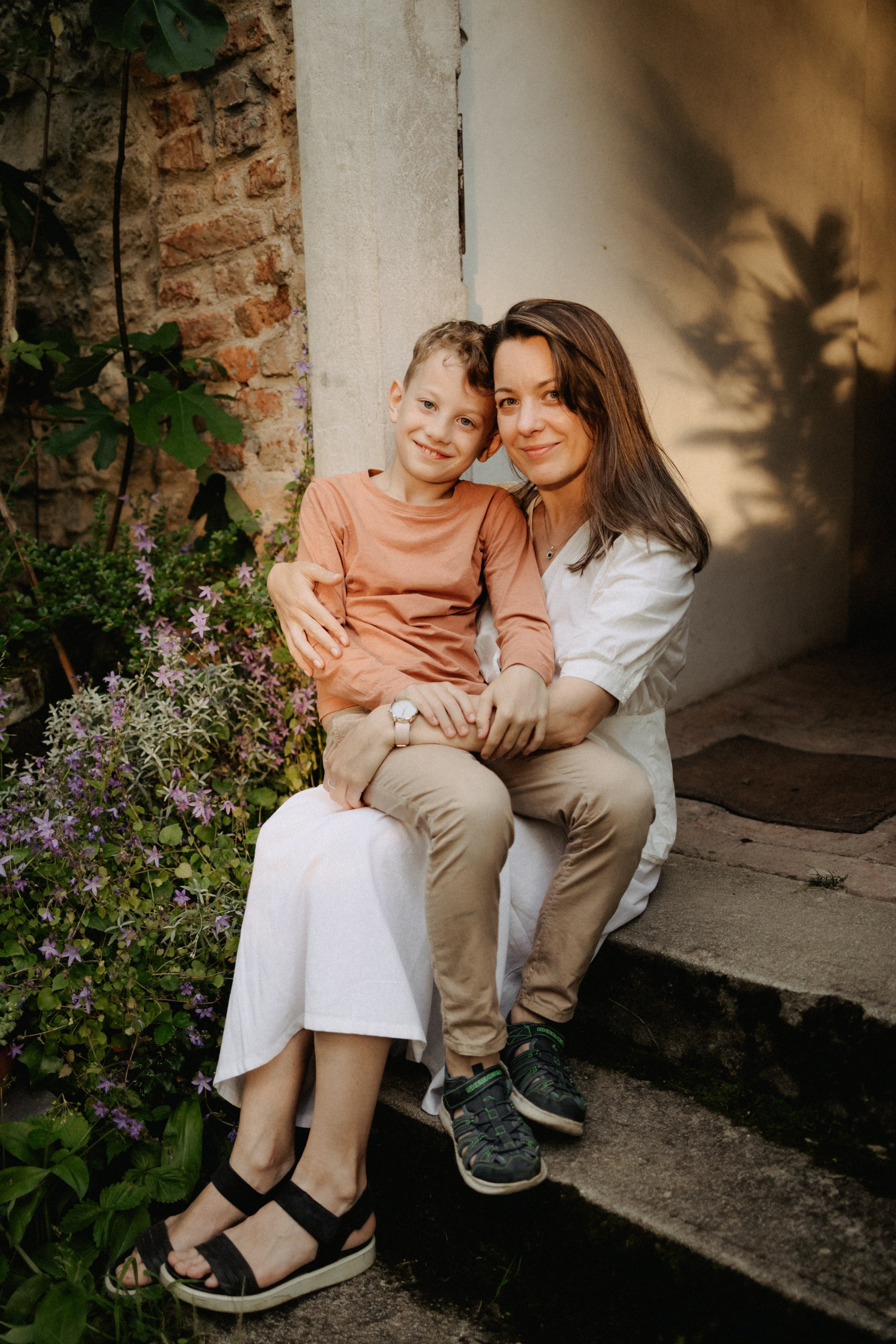Family in the city. Elena Gorobets. Photographer in Zagreb