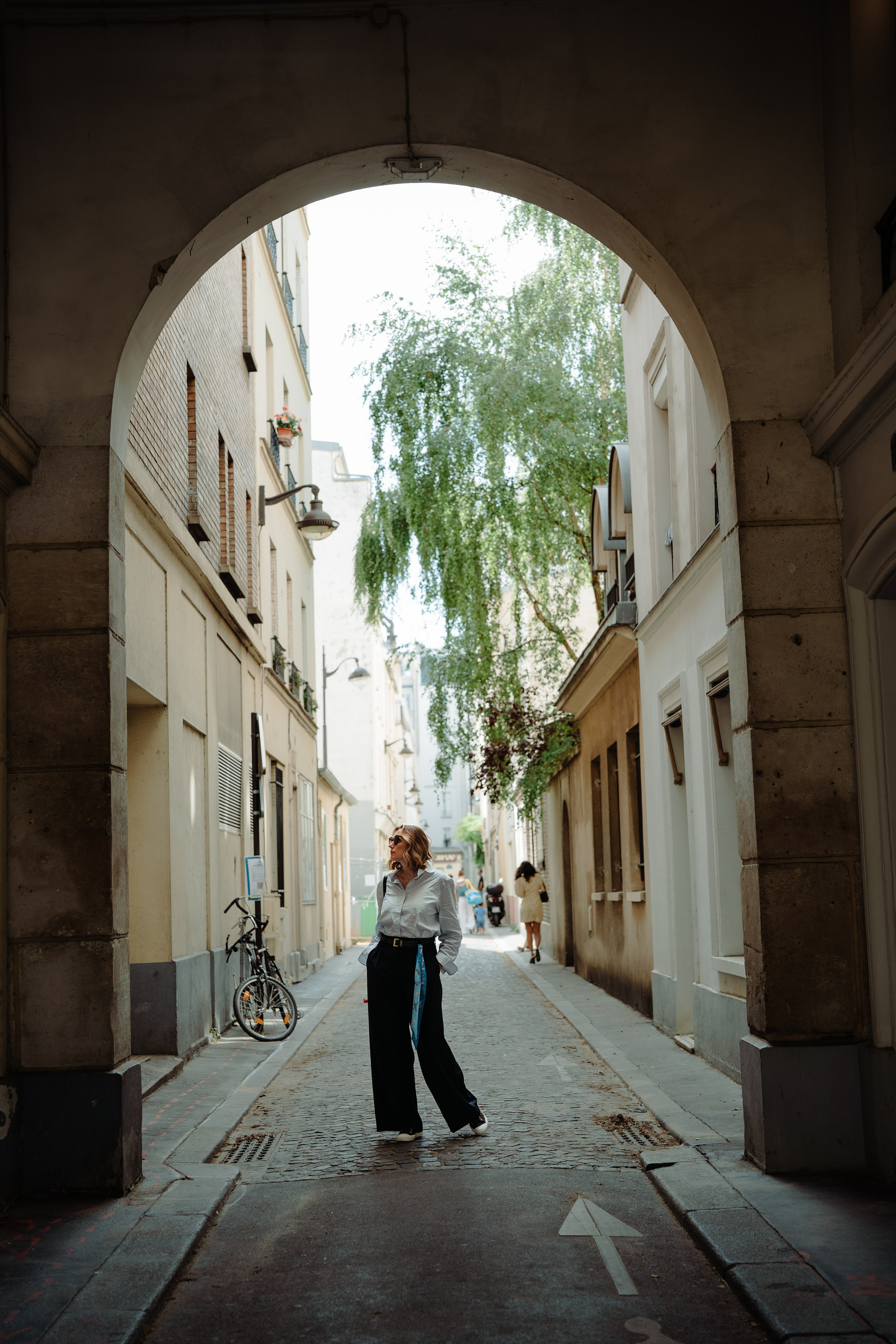 Кира, Елена и Михаил в Париже. Paris photographer — Polina Osipova