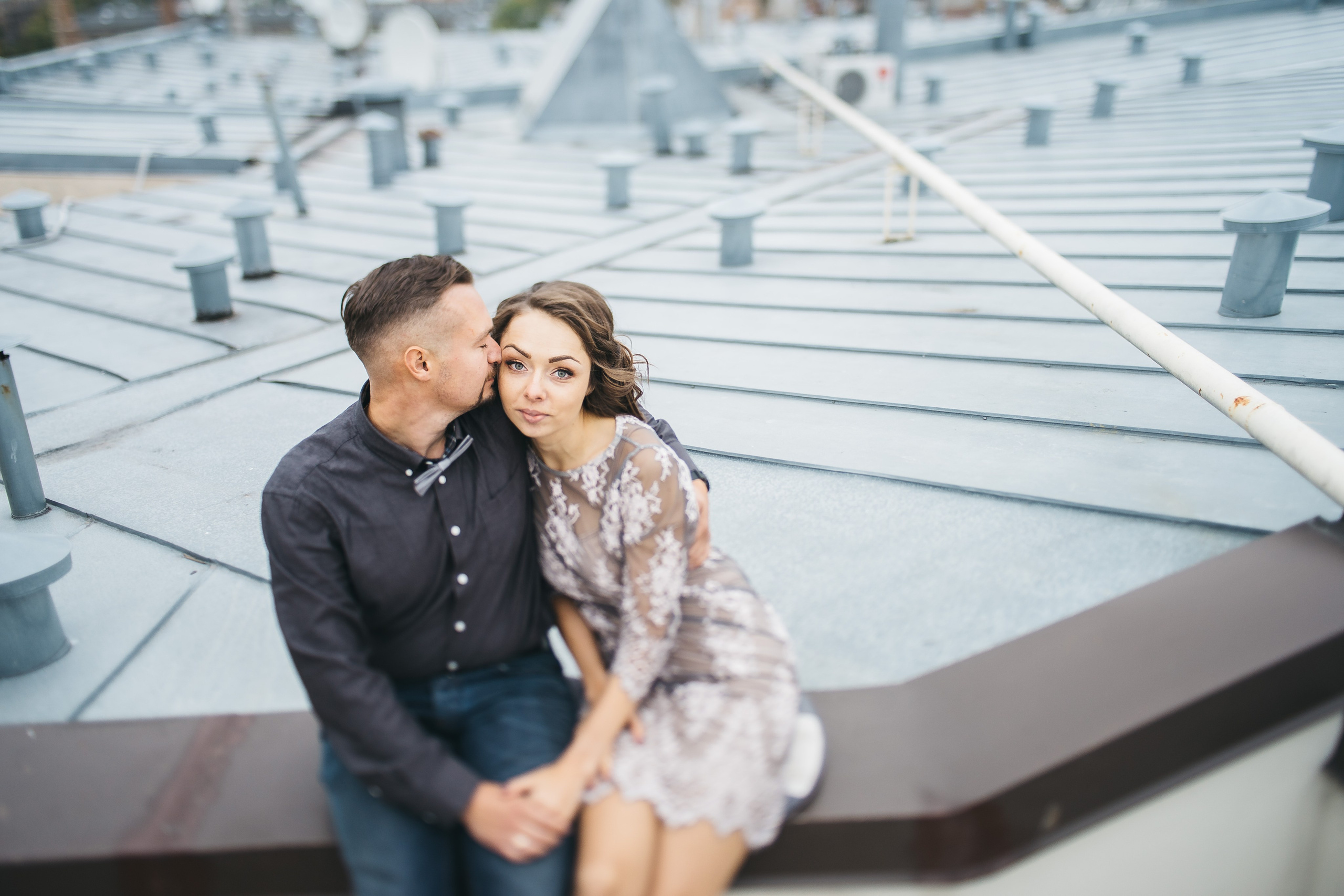 On the roof. Kāzu fotogrāfs Rīgā — Vjačeslavs Lučņenkovs