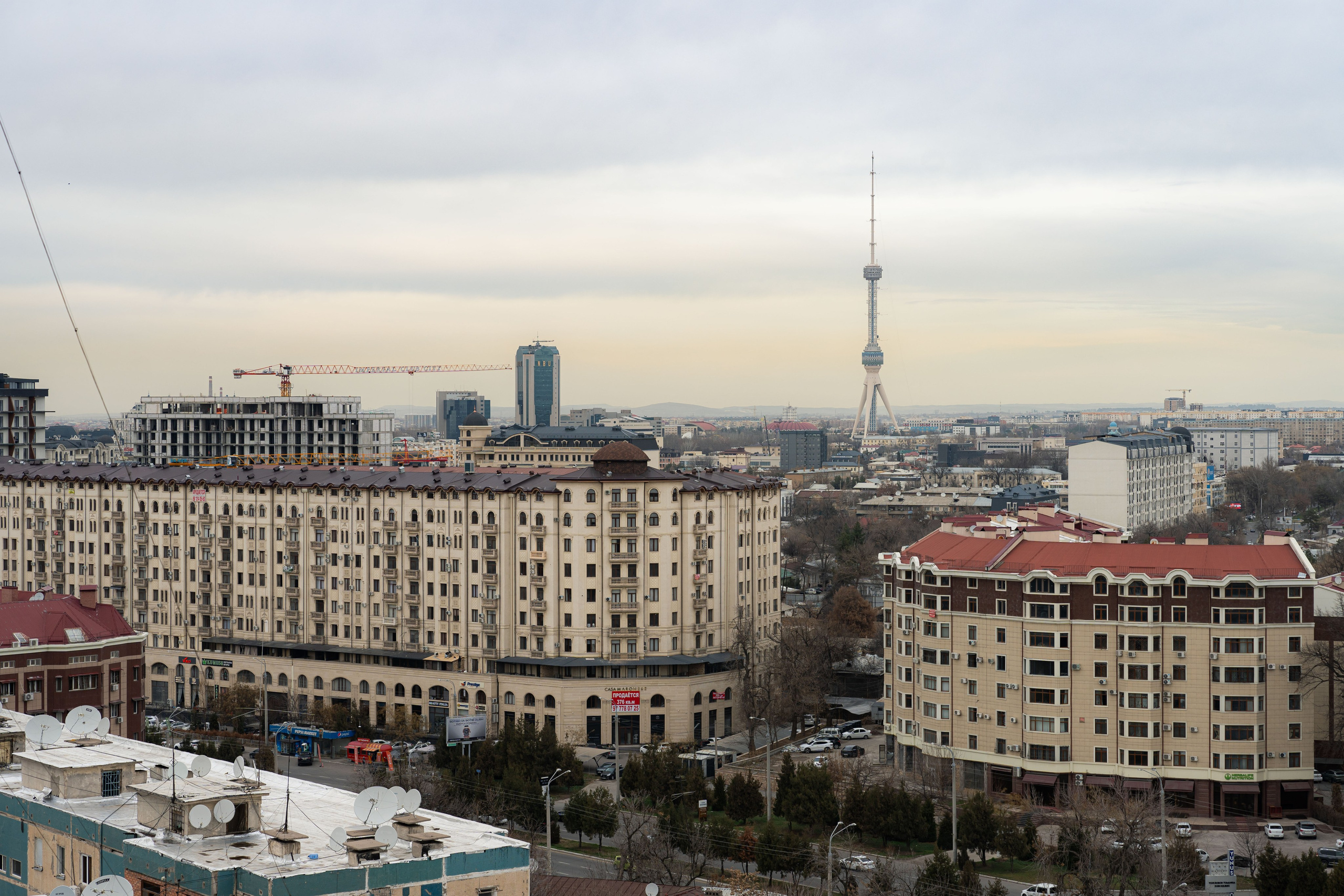 Смог в Ташкенте или Взгляд на город с высоты птичьего полета. Георгий Намазов | Фотограф в Ташкенте
