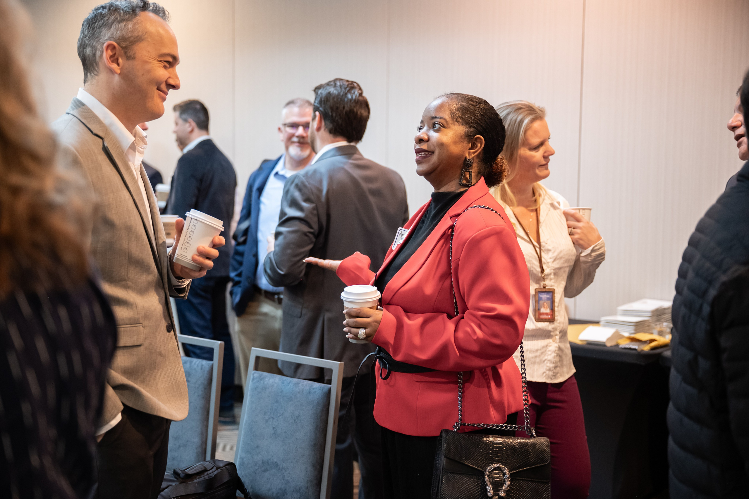 Executive Roundtable networking. Portrait photographer in Charlotte, North Carolina