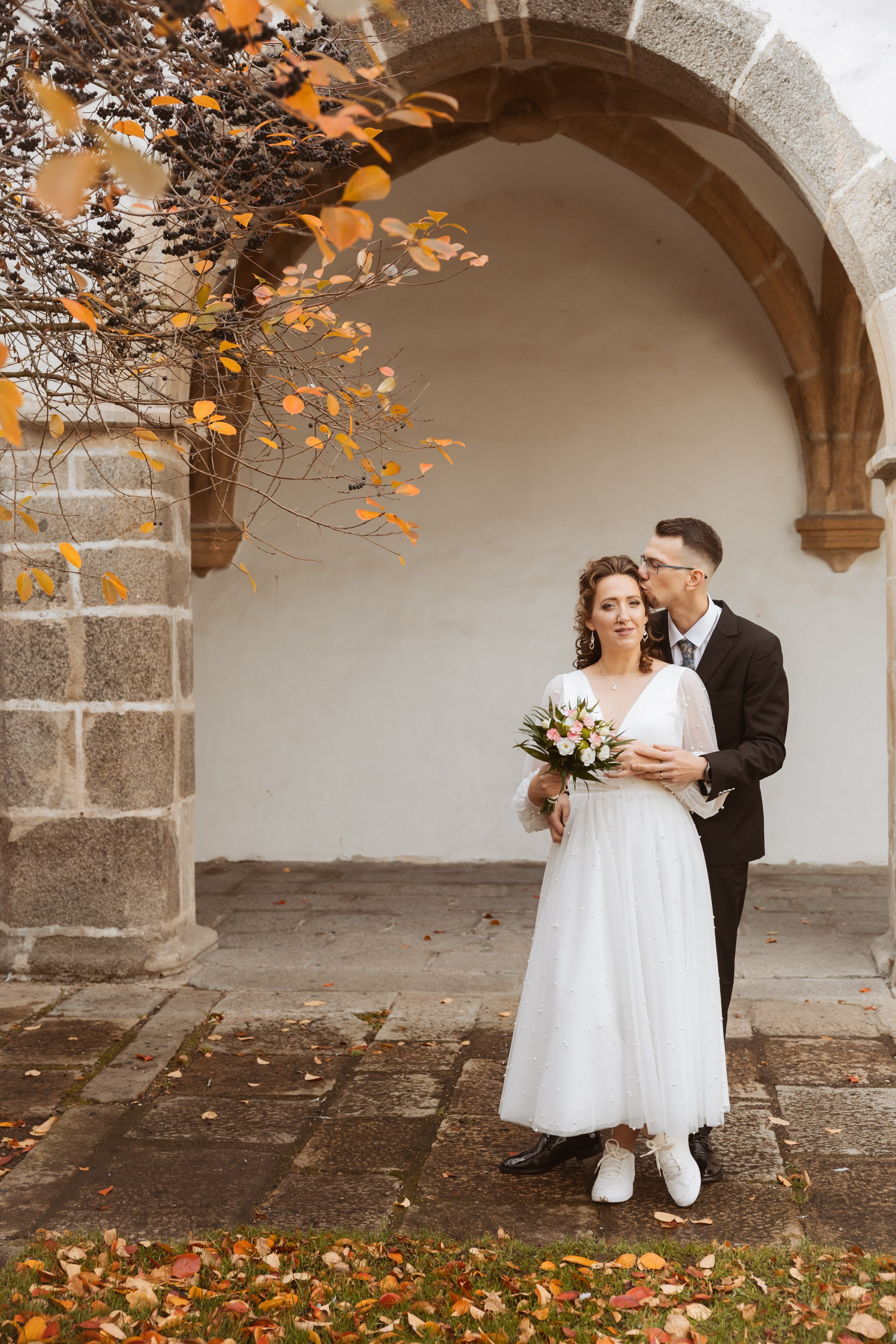 Podzimní svatební focen. Rodinná, těhotenská, newborn a lifestyle fotografka v Písku Oxana Telupilova