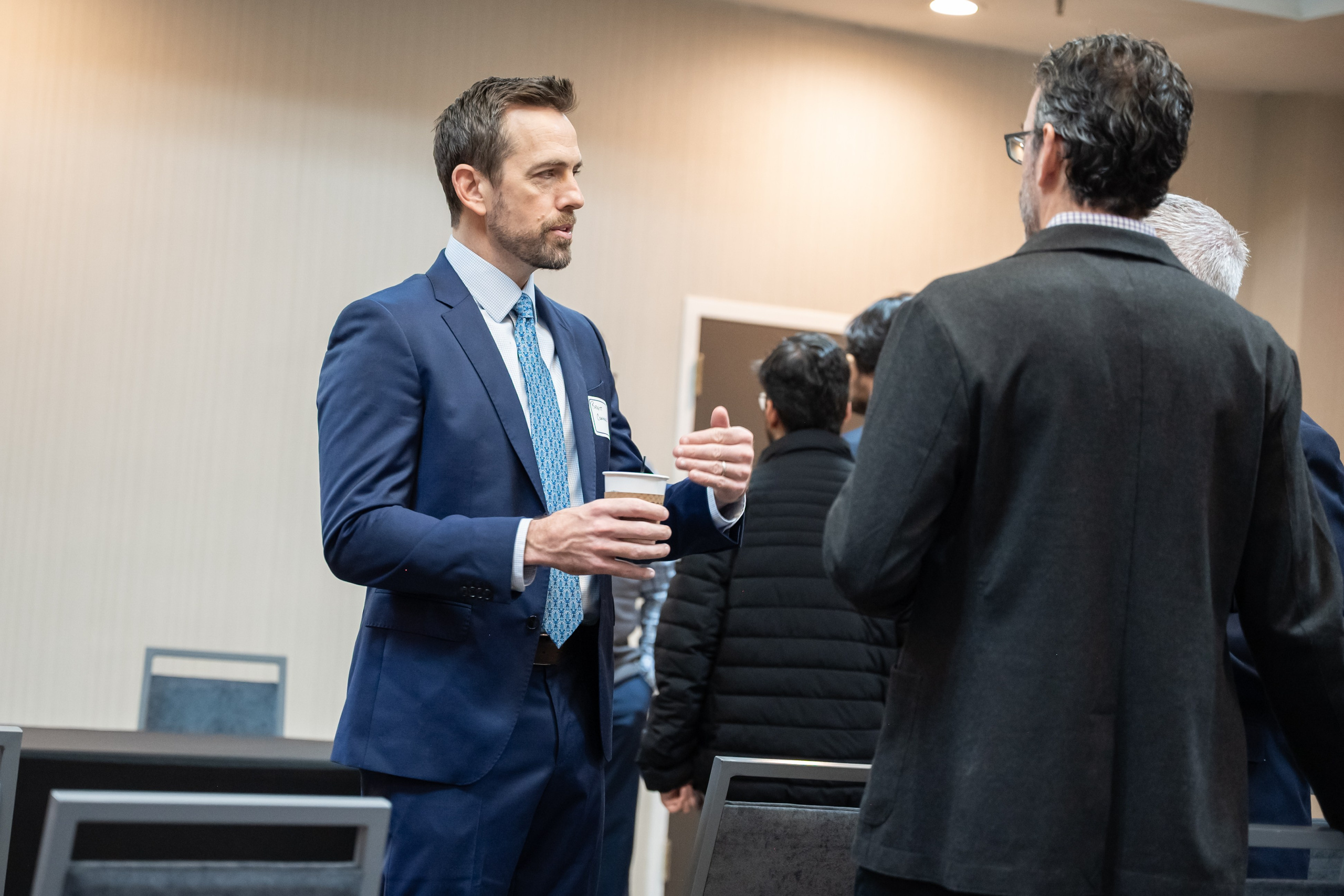 Executive Roundtable networking. Portrait photographer in Charlotte, North Carolina