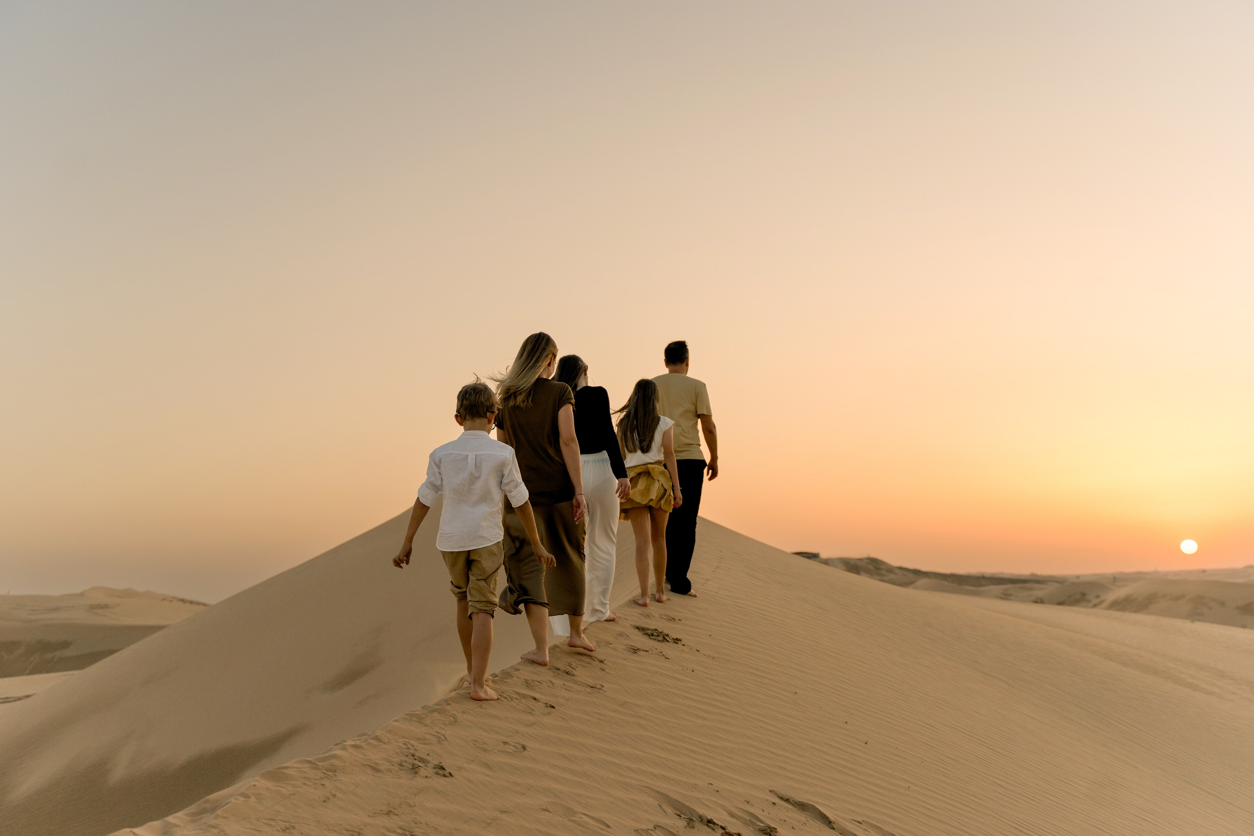 Семейная фотосессия в Пустыне. Фотограф в Абу Даби Марина