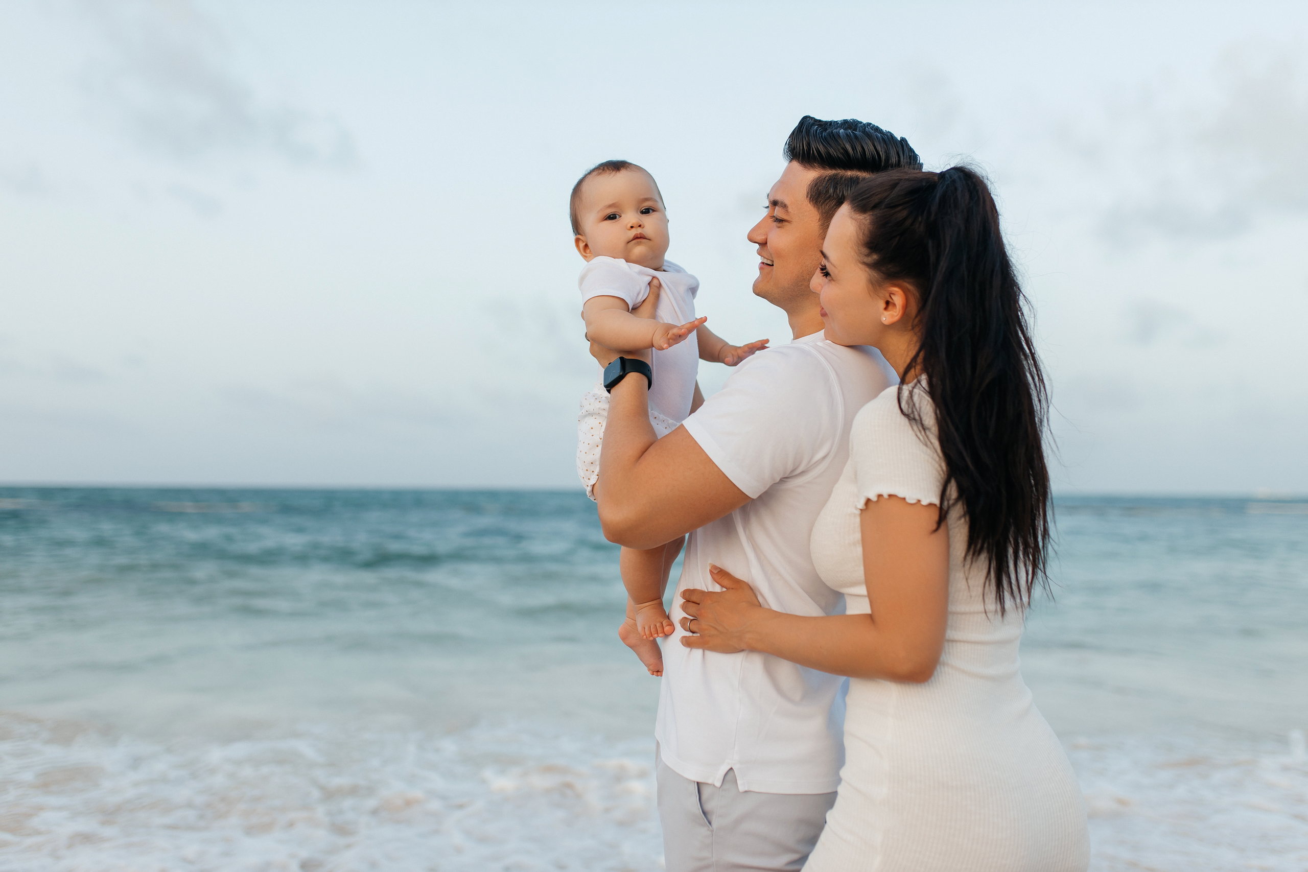 Family Sunset. Photographer in Punta Cana Anni Robles