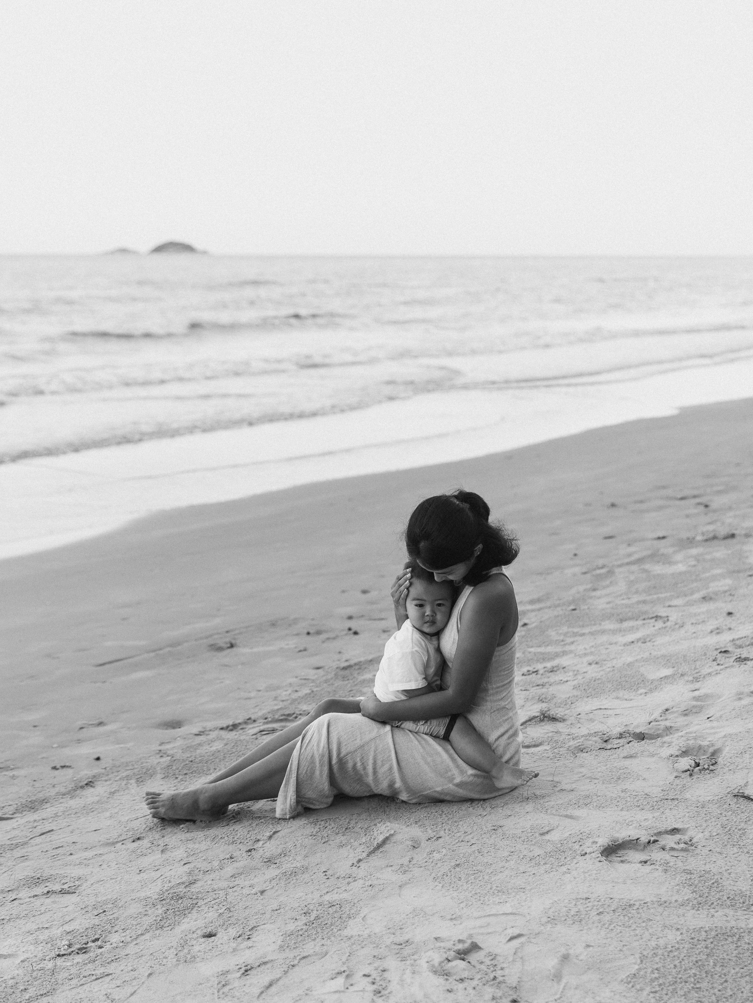 At the beach. Family and wedding photographer in Bangkok, Thailand