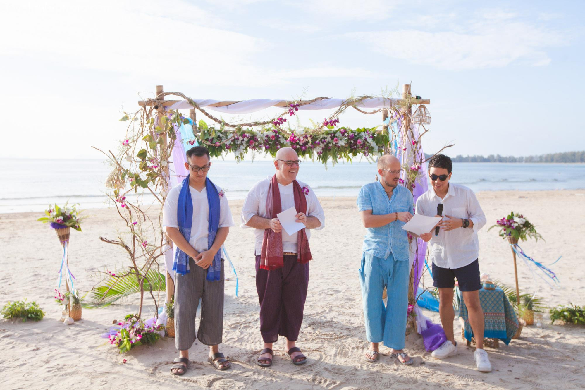 Wedding Ceremony Set up in Krabi Thailand. Photography & Events Thailand Krabi