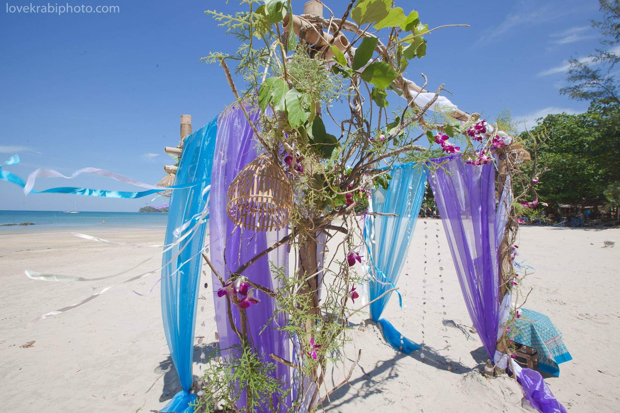 Wedding Ceremony Set up in Krabi Thailand. Photography & Events Thailand Krabi
