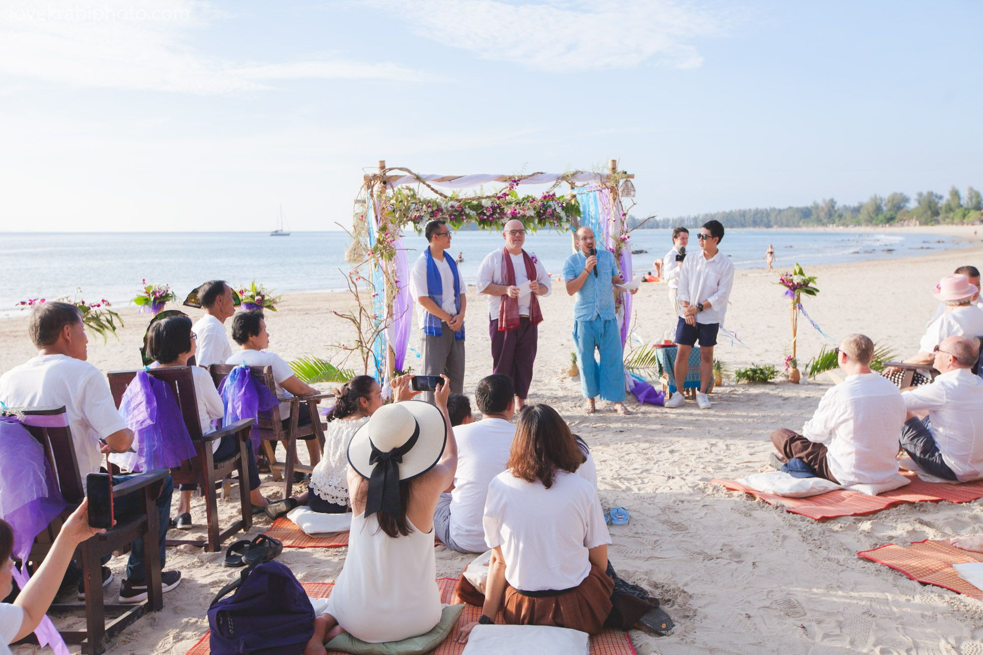 Wedding Ceremony Set up in Krabi Thailand. Photography & Events Thailand Krabi