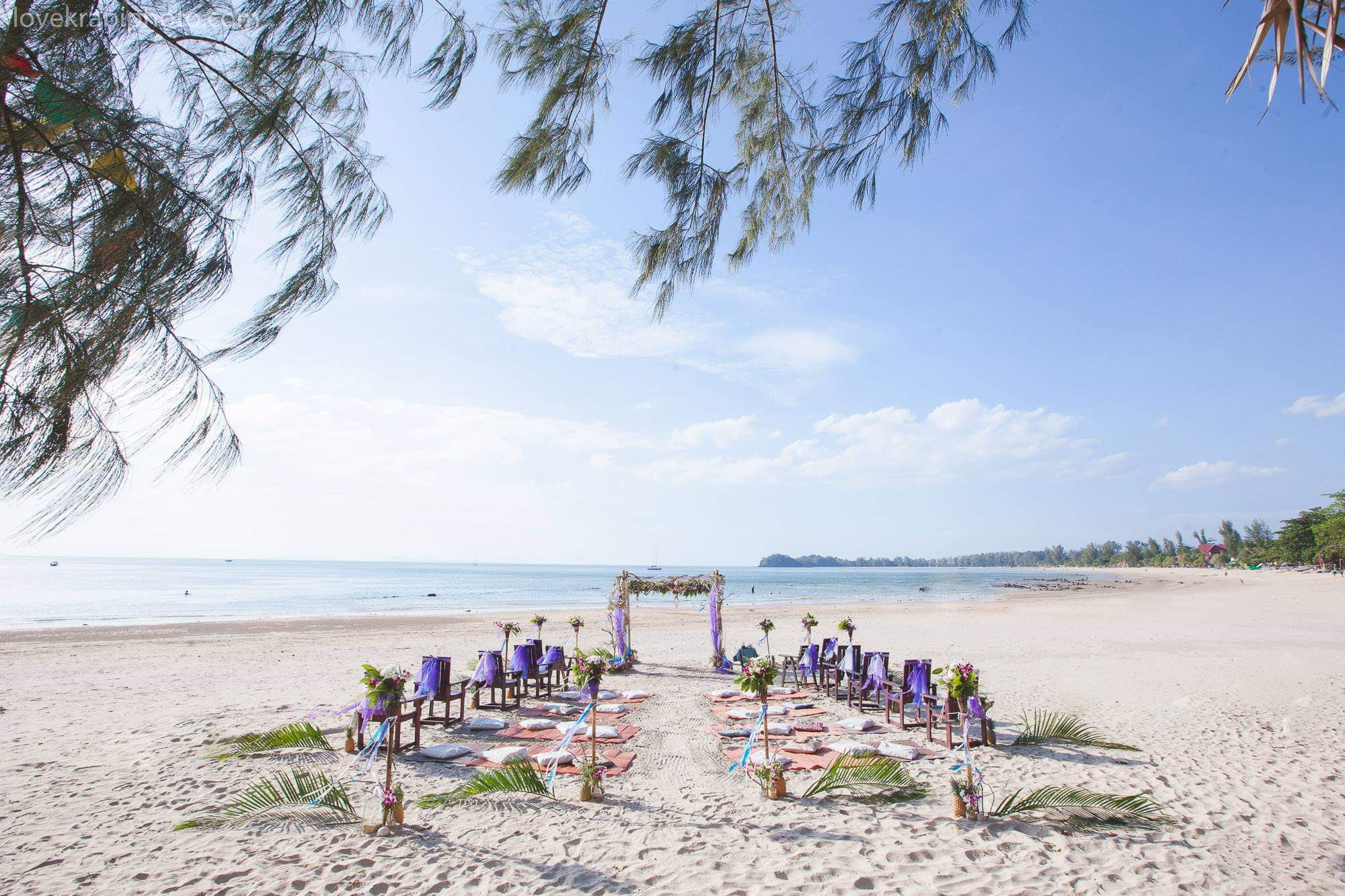 Wedding Ceremony Set up in Krabi Thailand. Photography & Events Thailand Krabi